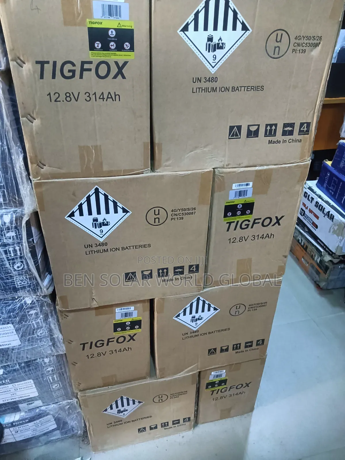 4kwh TIGFOX Solar Lithium Battery 12.8V