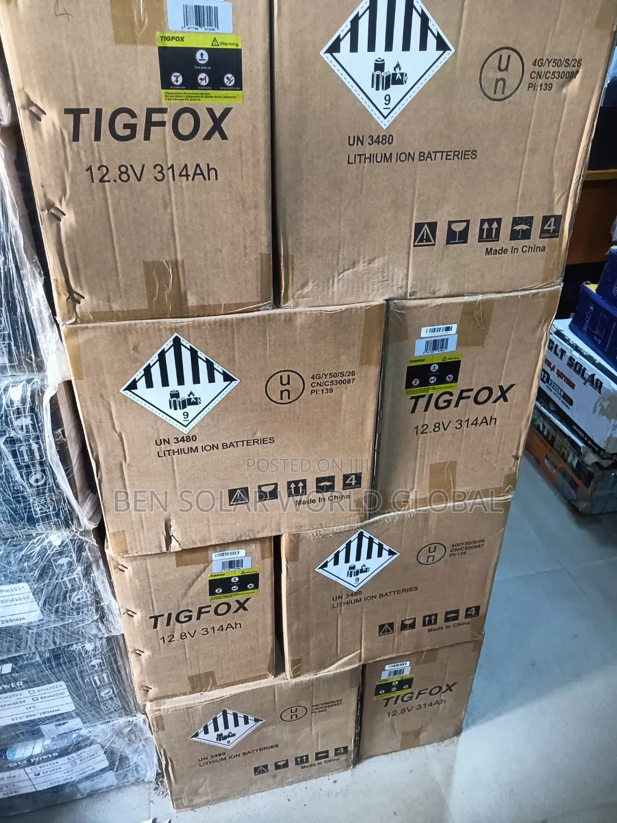 4kwh TIGFOX Solar Lithium Battery 12.8V
