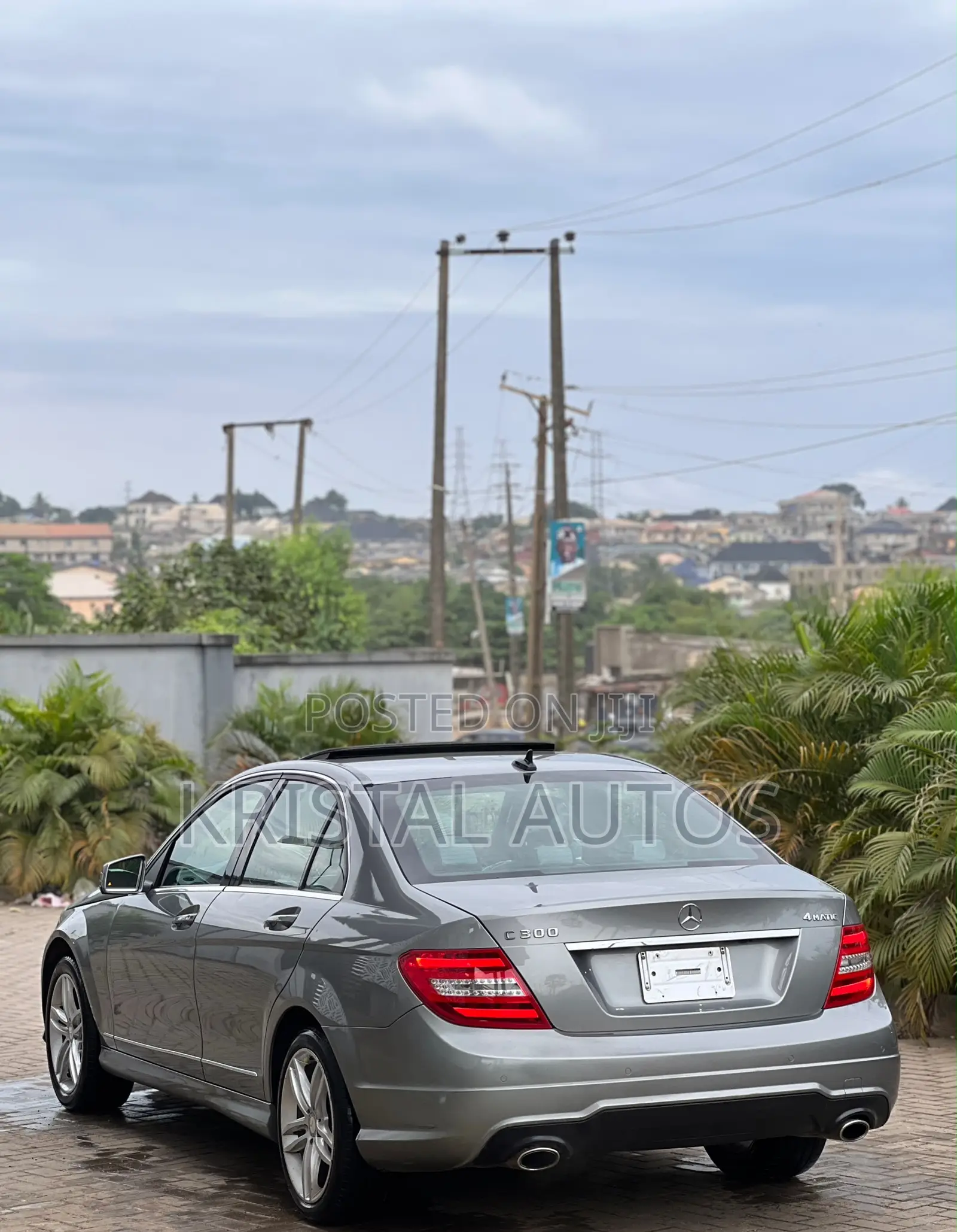 Mercedes-Benz C300 Sport 4Matic Sedan AWD (3.5L 6cyl 7A) 2014 Gray