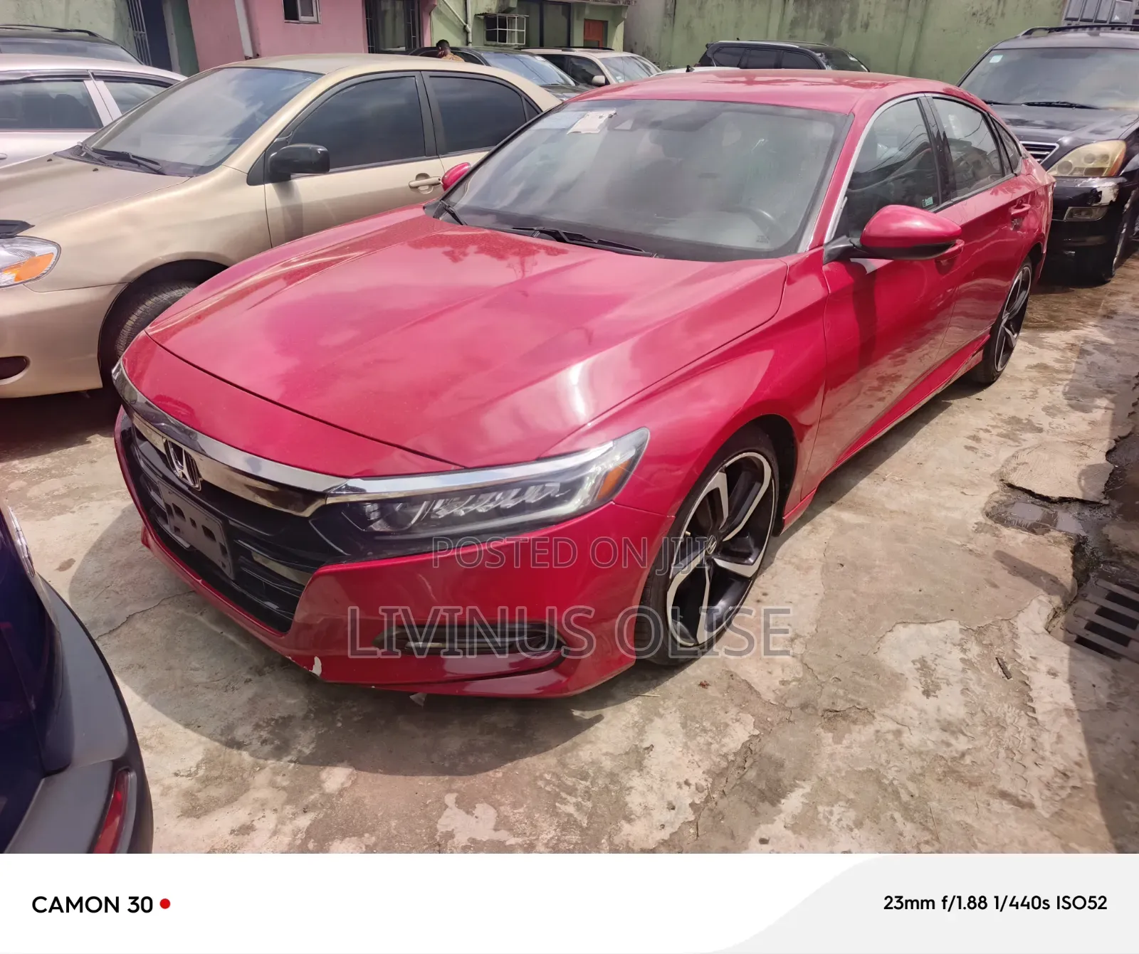 Honda Accord 2018 Red