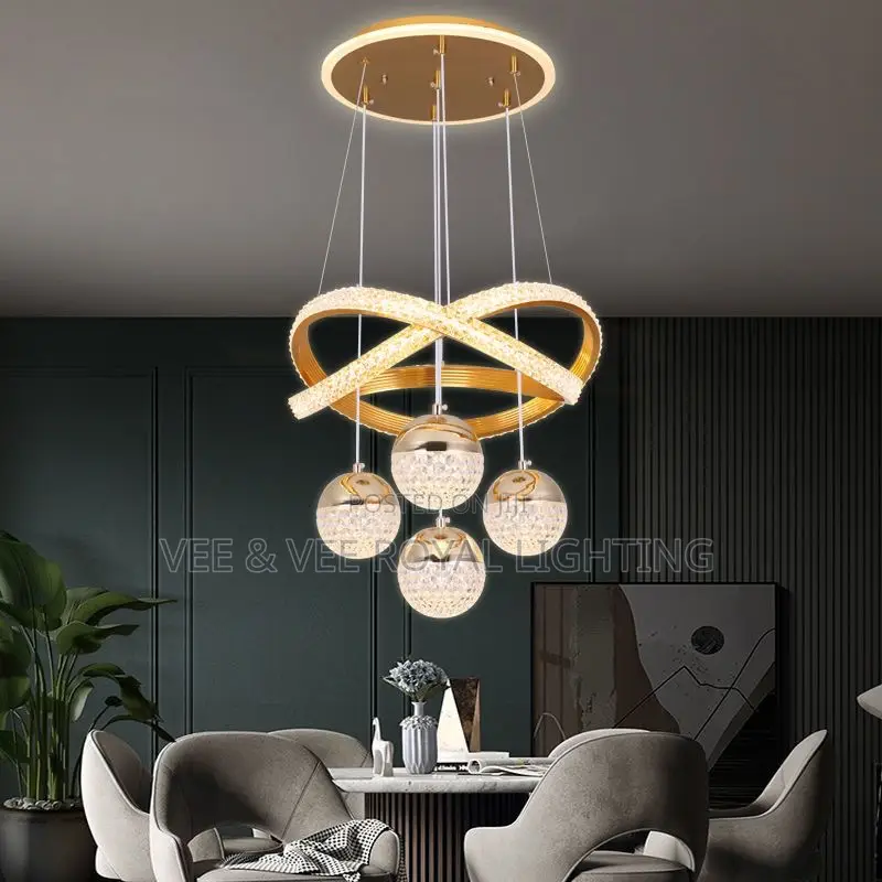 Luxury Infinity Crystal Chandelier - For Living Room, Bedroom, Hotels