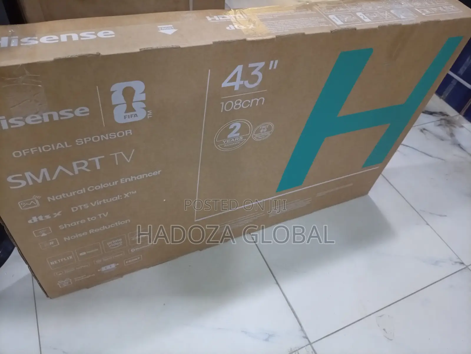 Hisense 43 Inch Smart Television Built for Movies Sports and Gaming