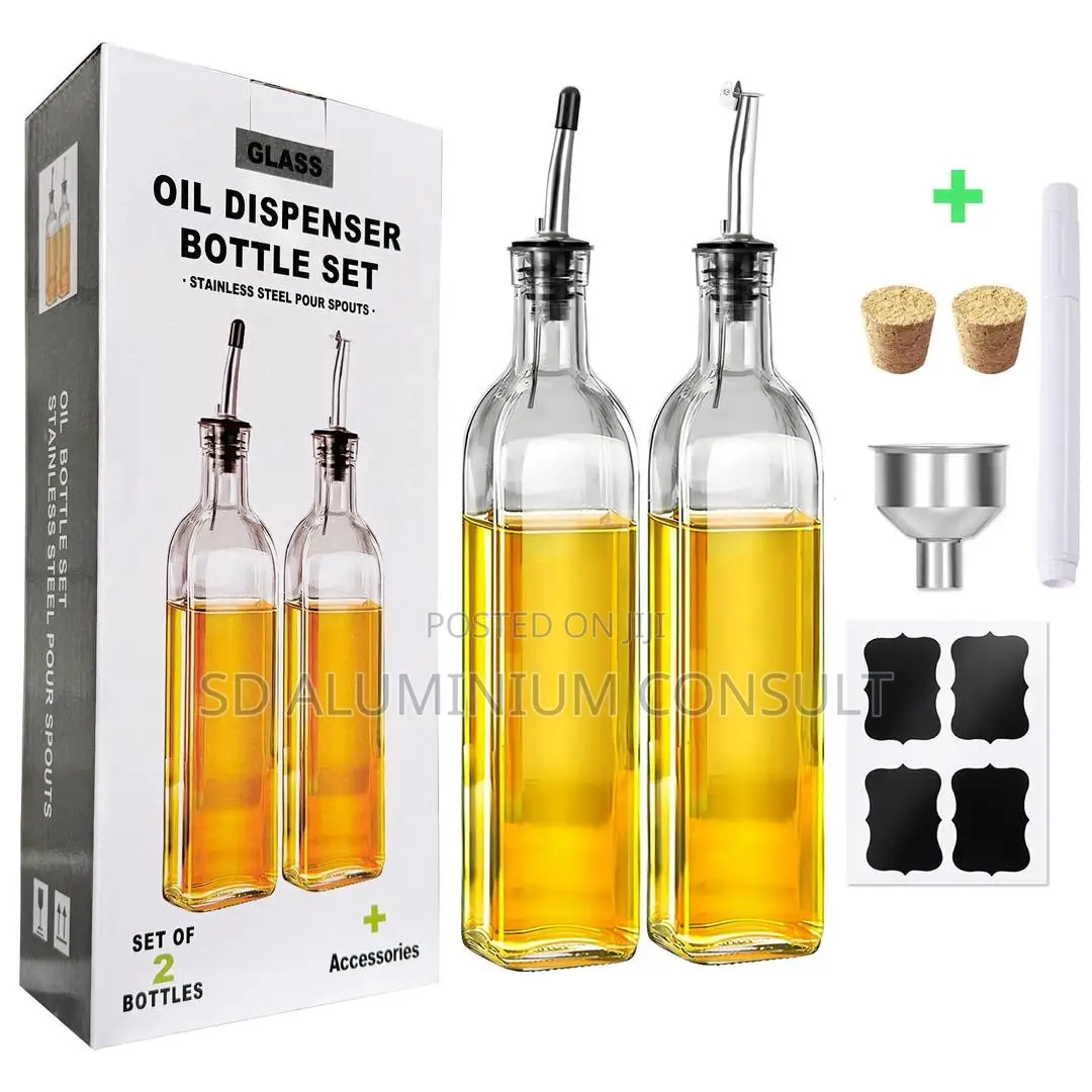 Oil Dispenser Bottles Set