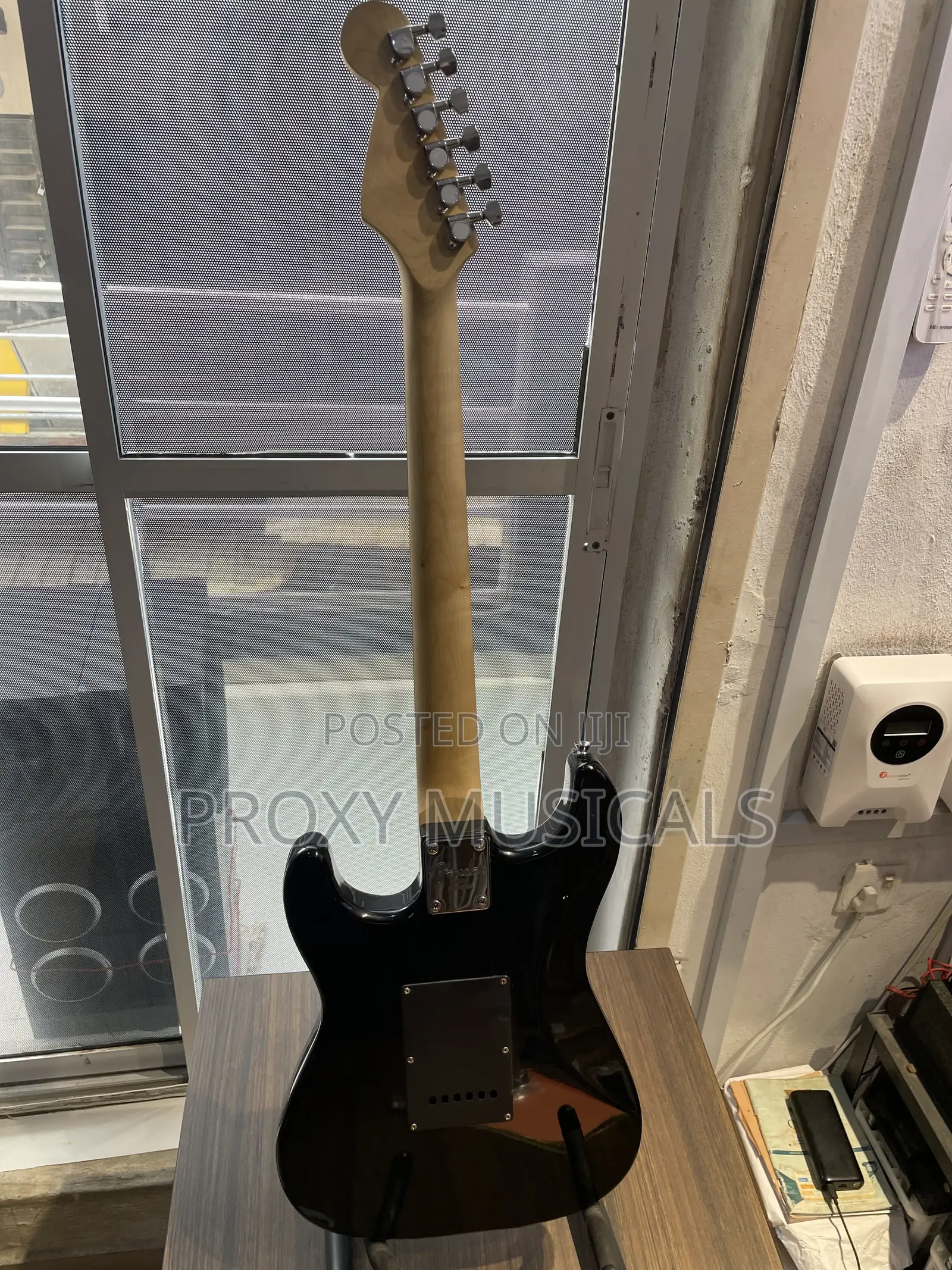 Fender Stratocaster Lead Electric Guitar. Blue Black Color