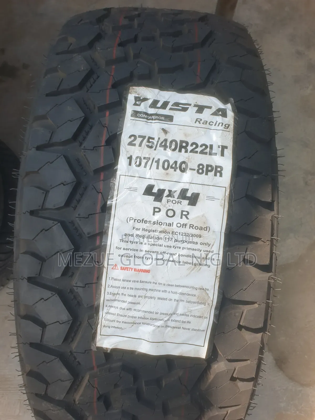 Yusta Tyre 275/40/R21