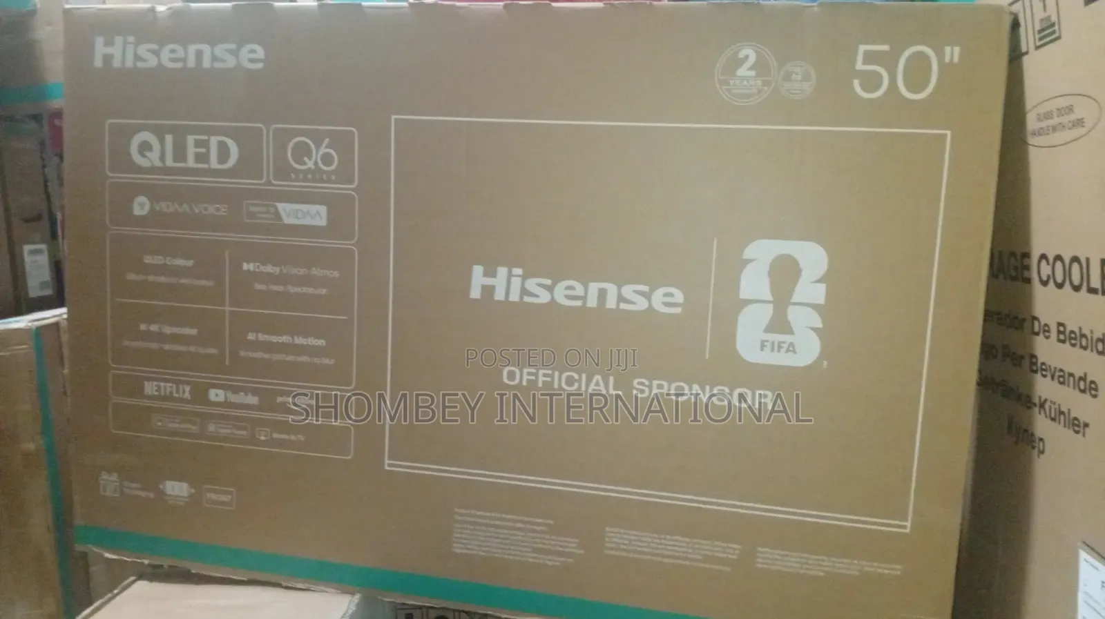 Hisense 50" QLED Colour Smart TV