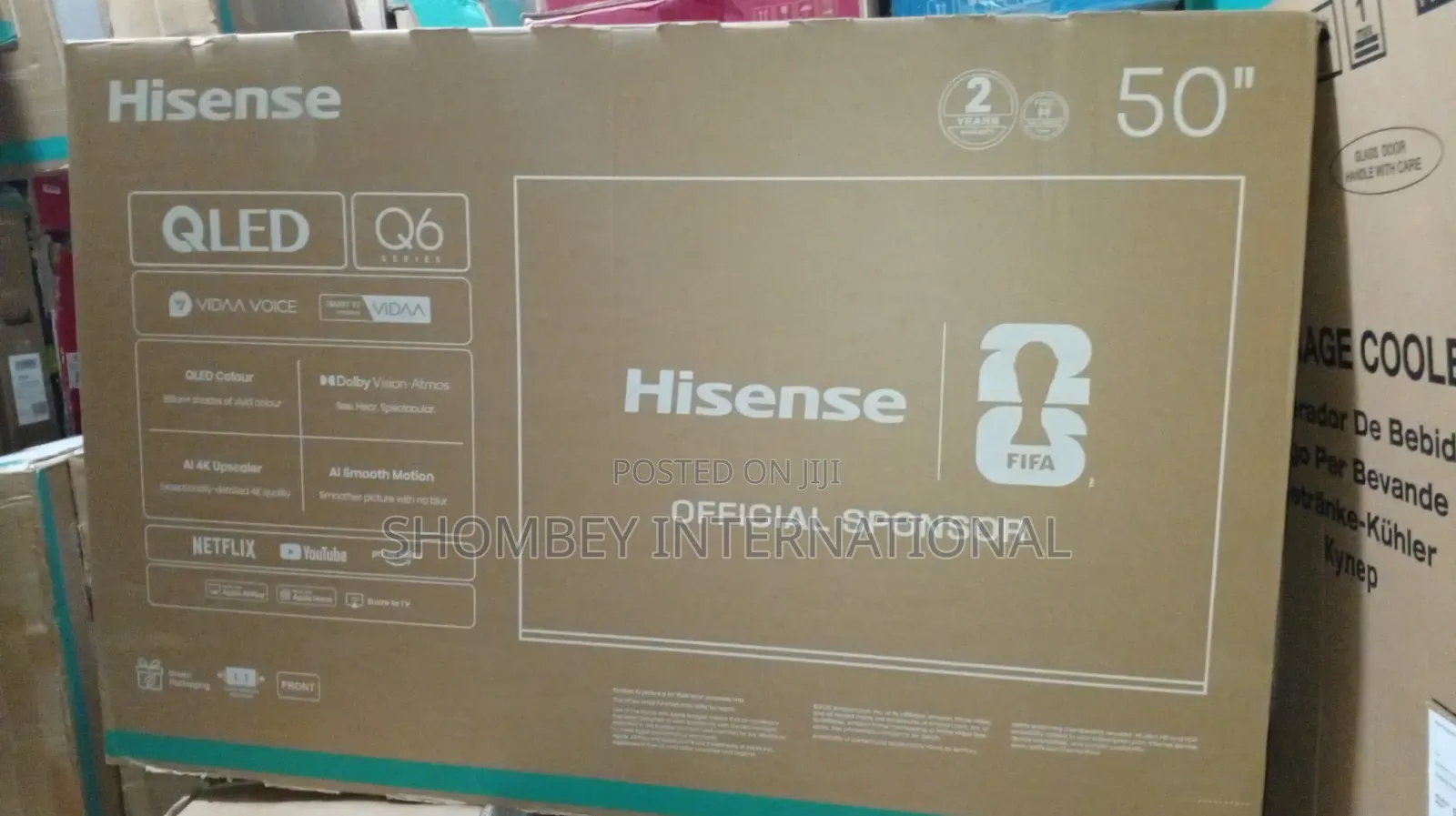 Hisense 50" QLED Colour Smart TV
