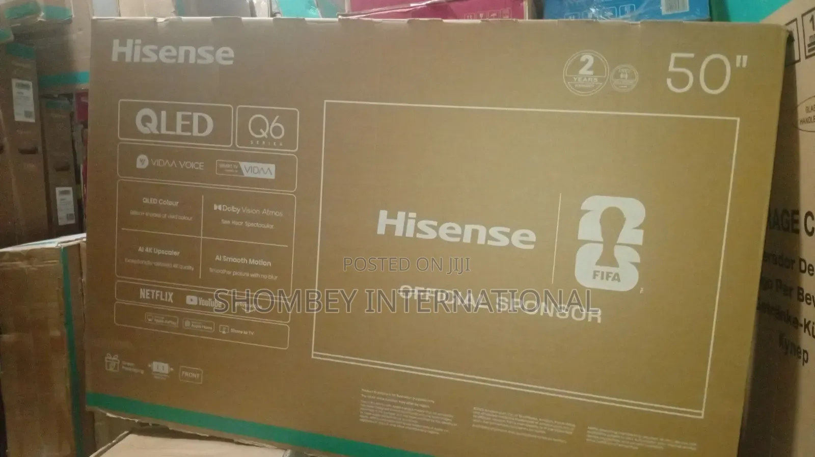 Hisense 50" QLED Colour Smart TV