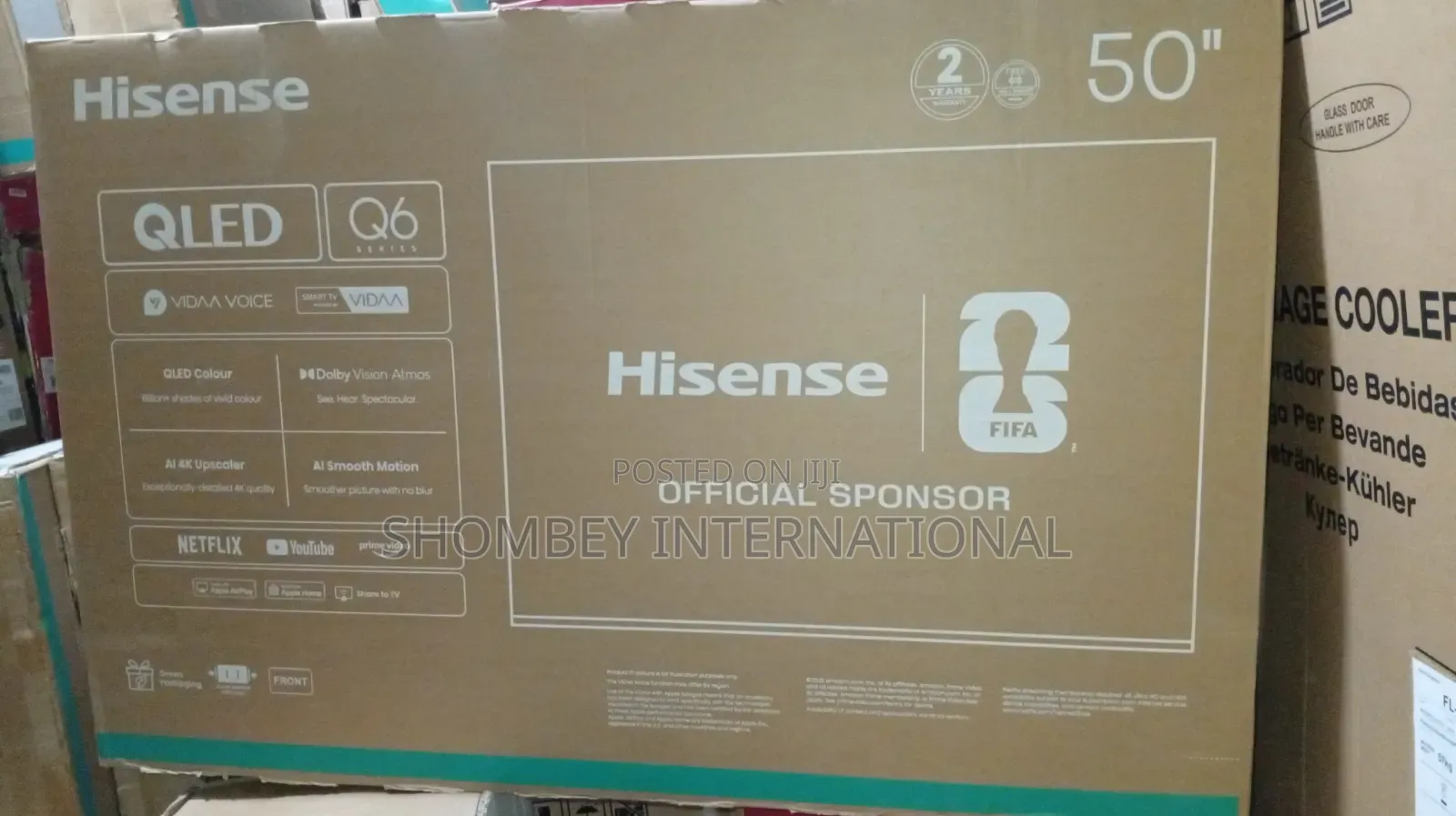 Hisense 50" QLED Colour Smart TV