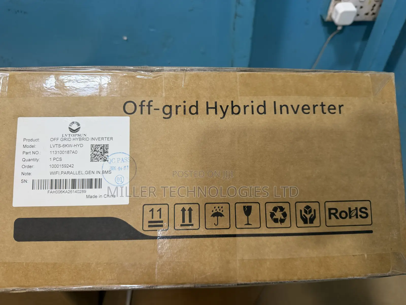 LVTOPSUN LVTS Series 6.2kVA Hybrid Inverter