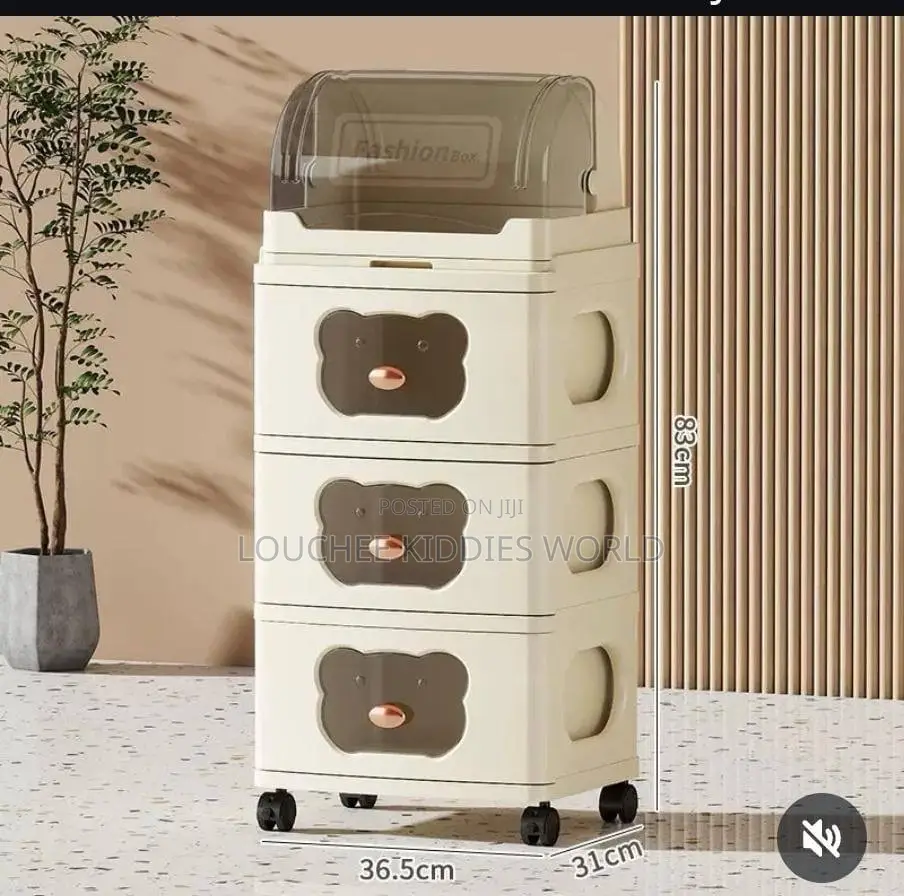 Baby Cabinet With Removable Bottle Storage