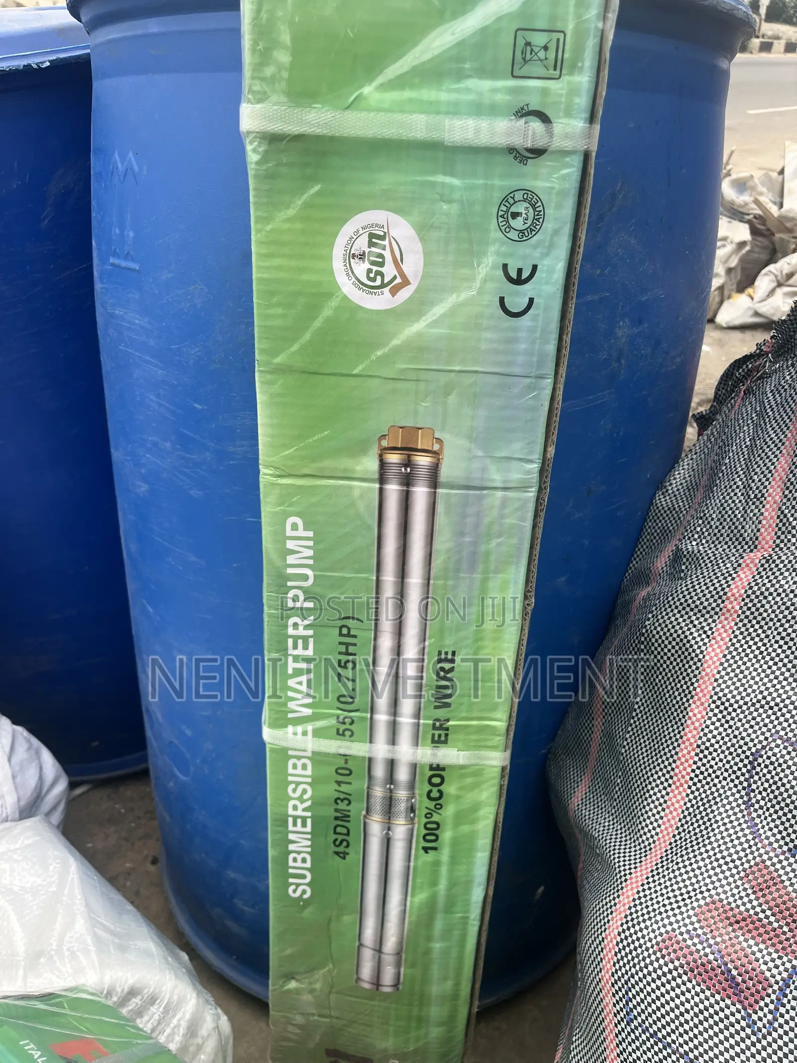 0.75hp ECI Horsepower Submersible Water Pump
