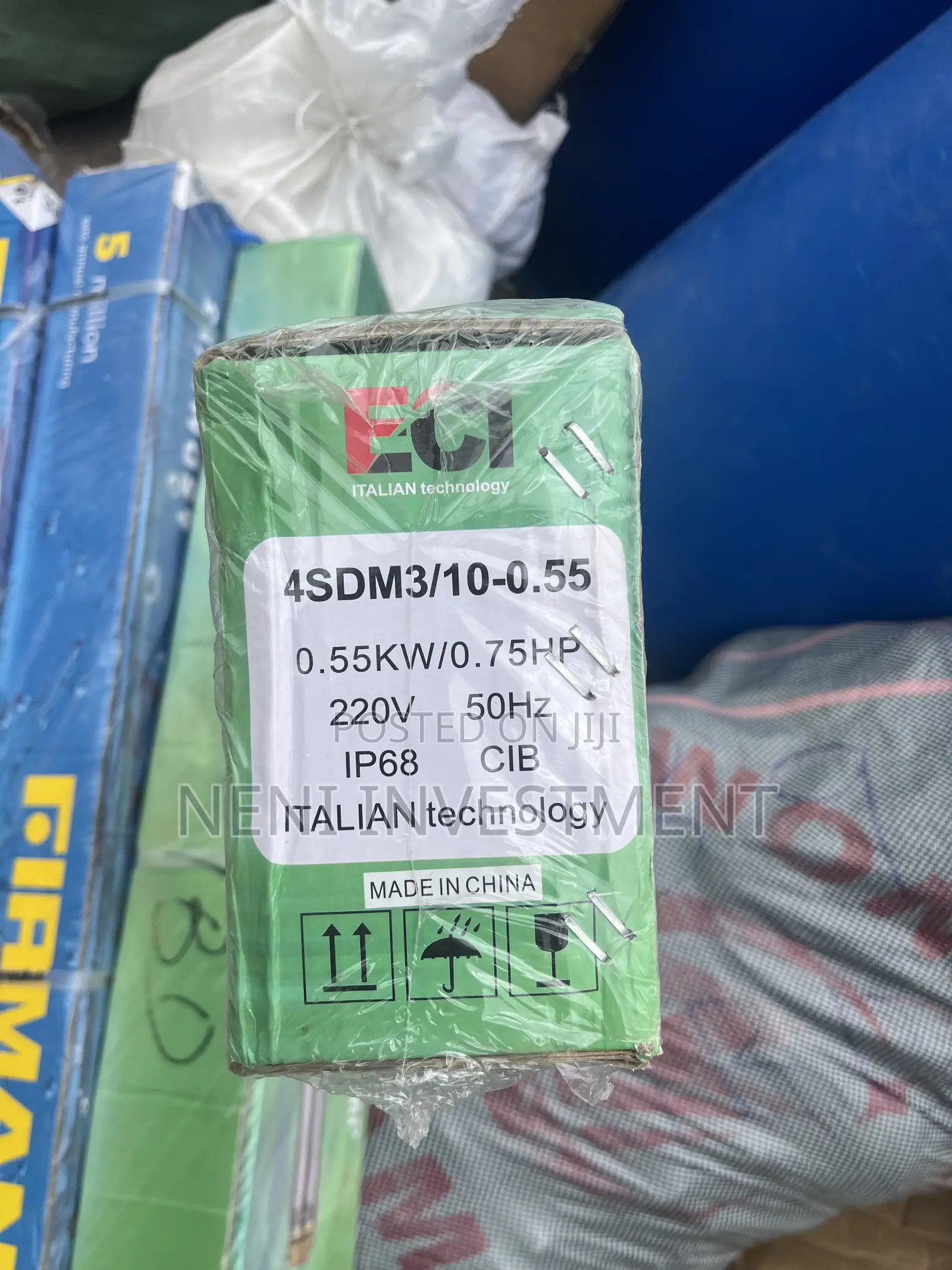 0.75hp ECI Horsepower Submersible Water Pump