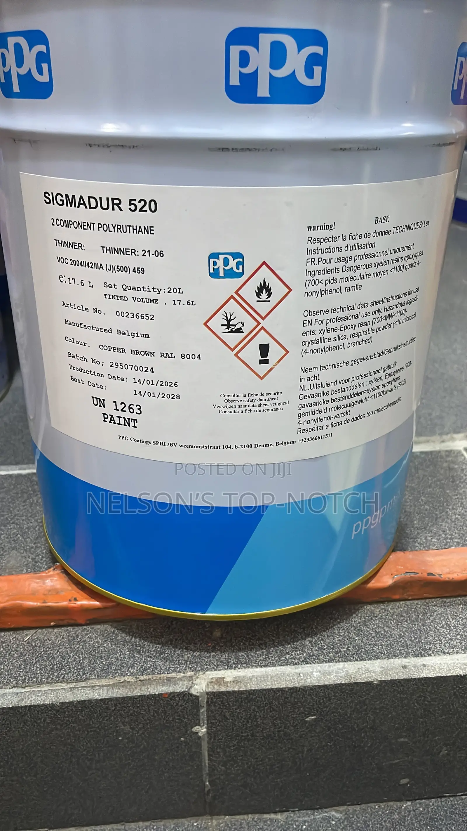 Sigmadur 520 / 550 Epoxy Marine Paint