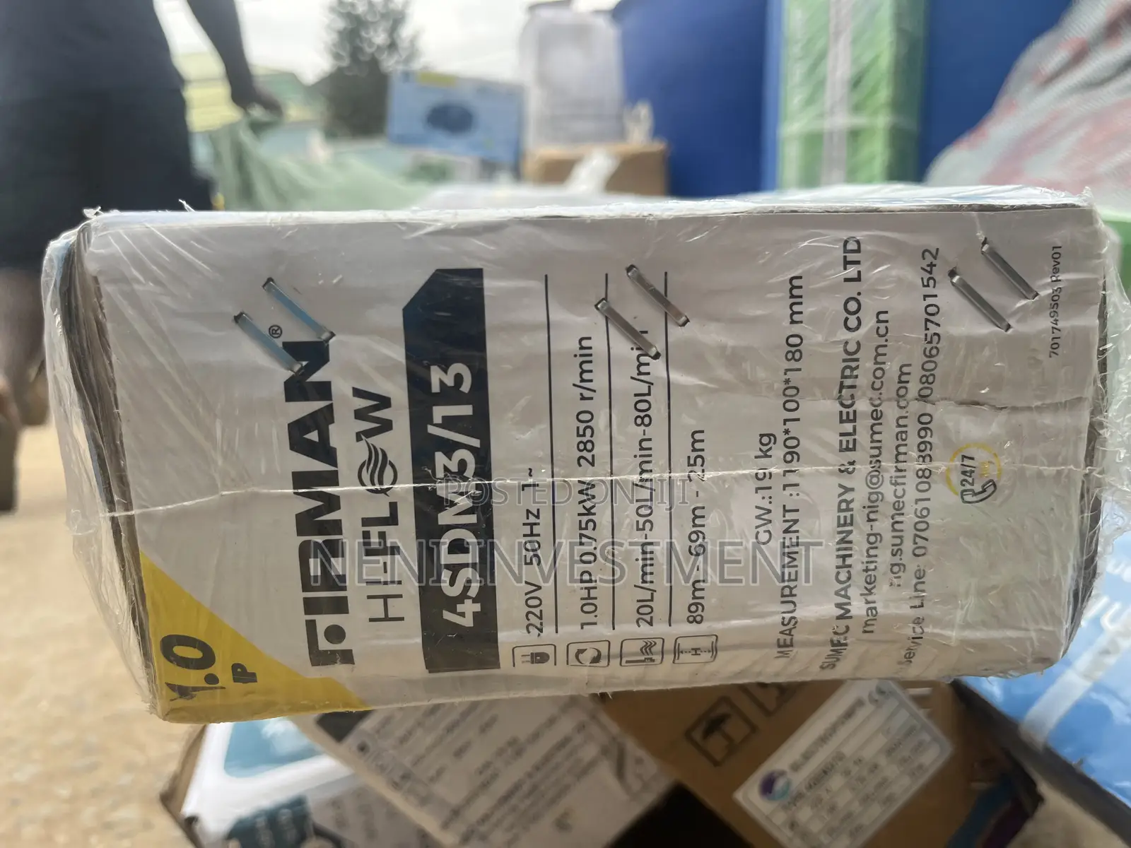 Firman Submersible Water Pump 1hp