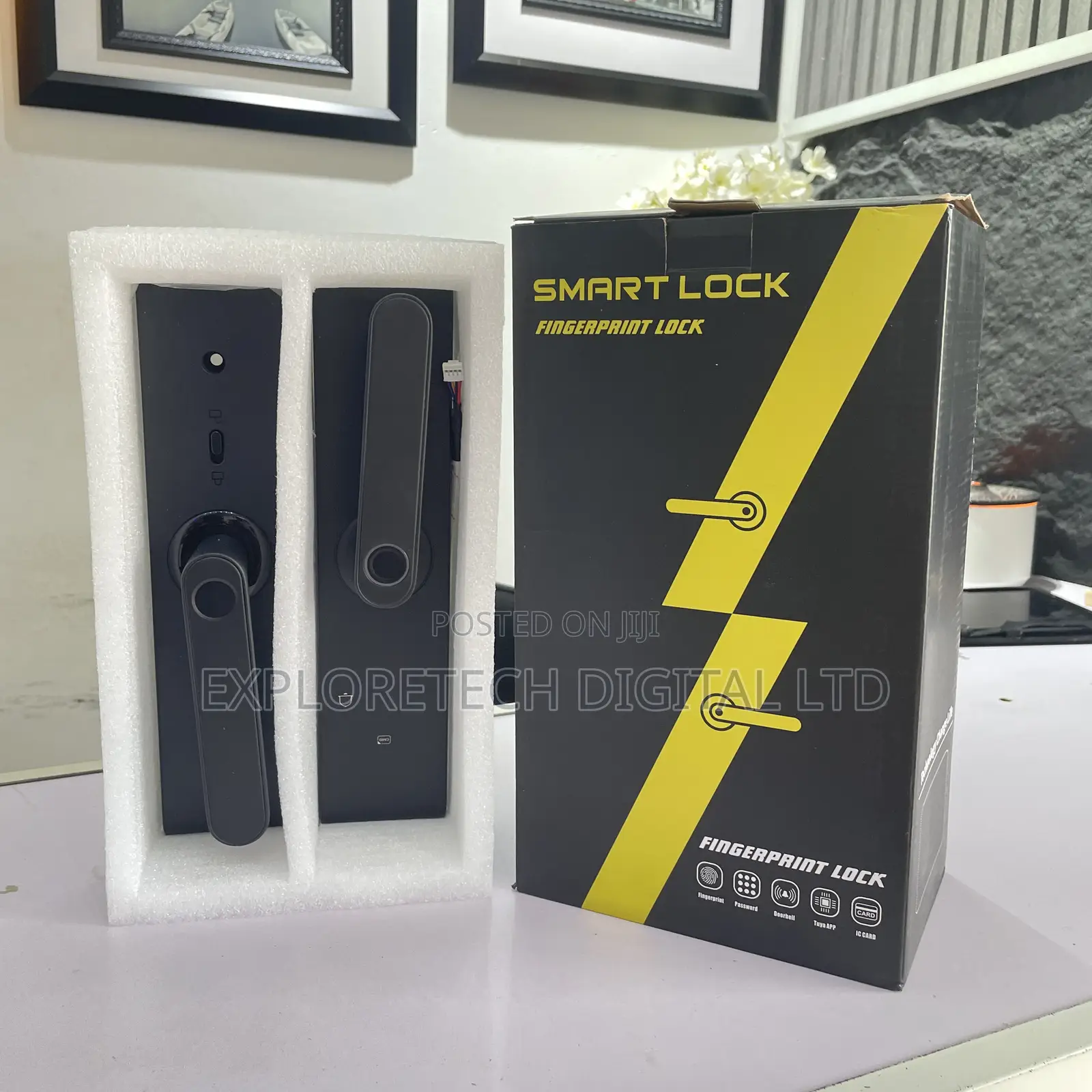 Smart Lock With Finger, Pin, Card
