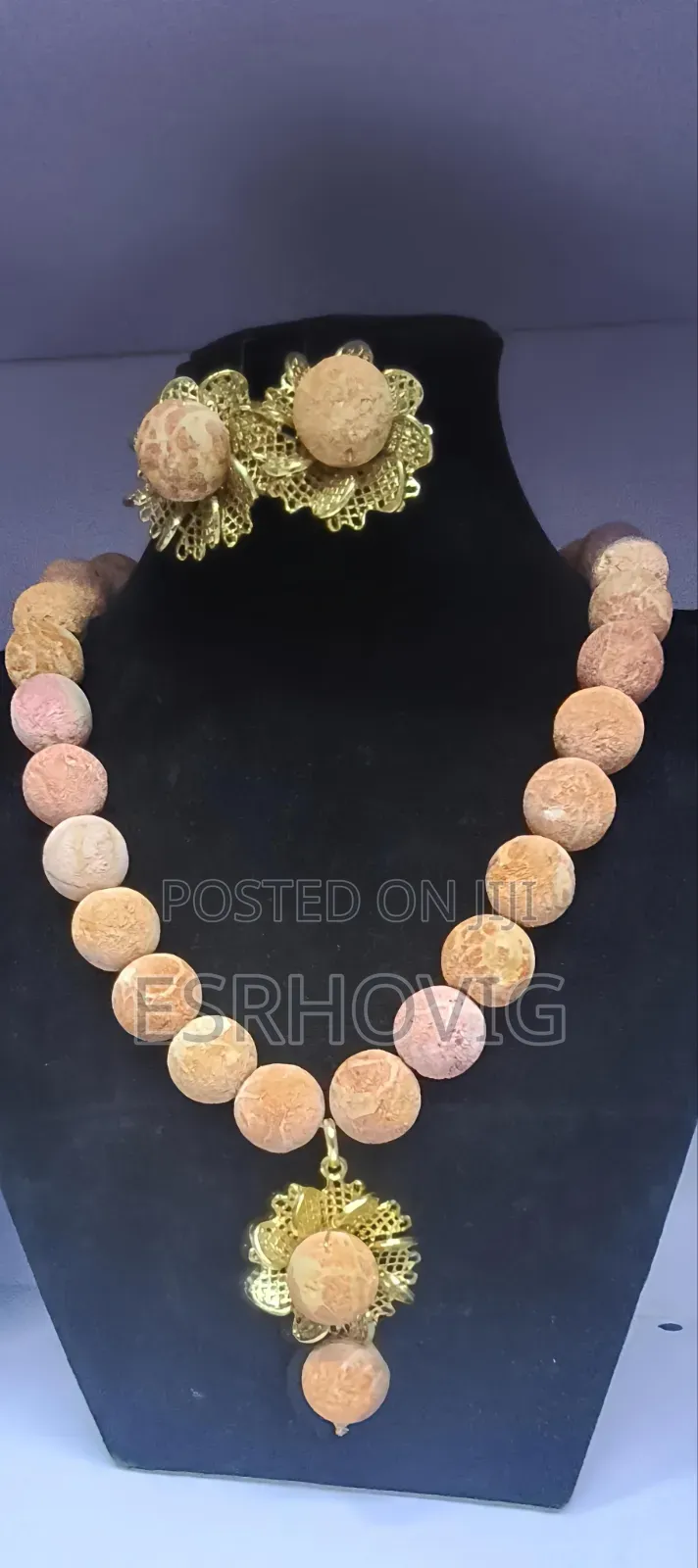 Coral Necklace Set