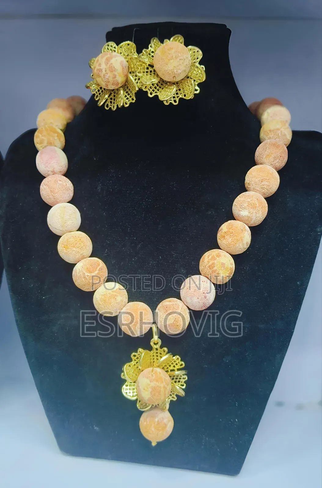 Coral Necklace Set