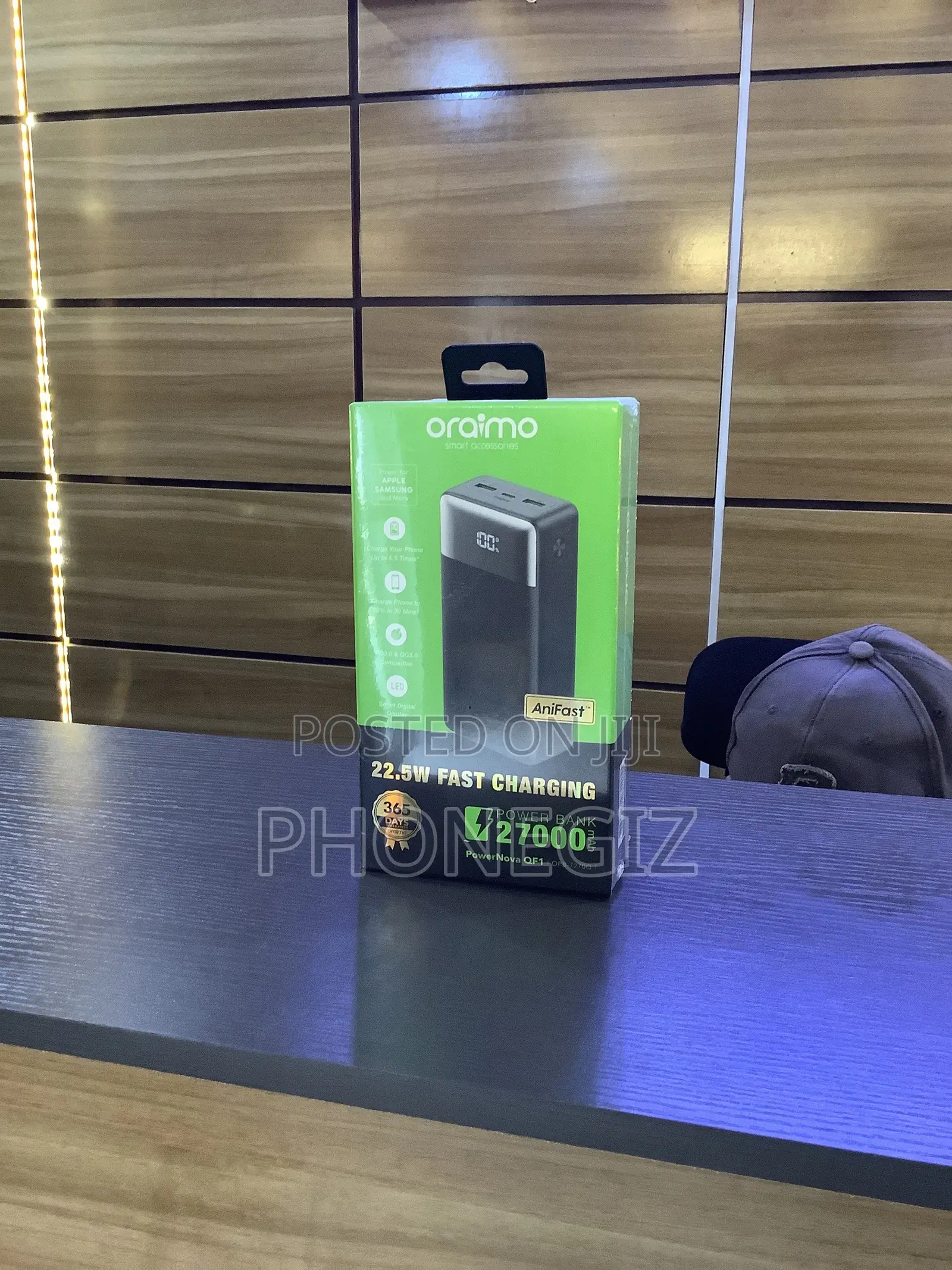 Oraimo Power Bank 27,000mah 22.5W PowerNova QF1