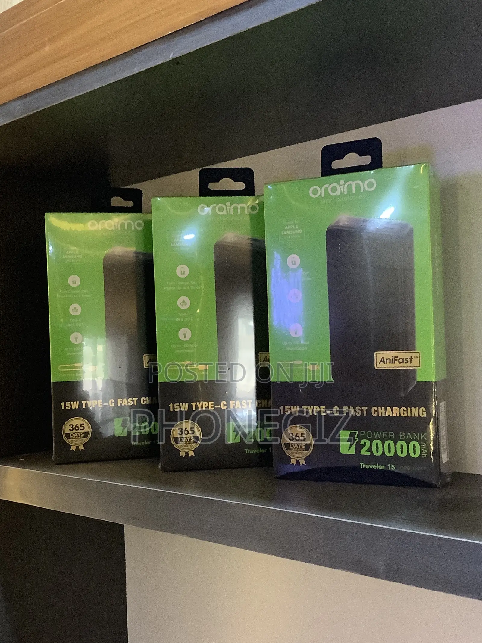 Oraimo Power Bank 20,000mah 15w Traveler 15