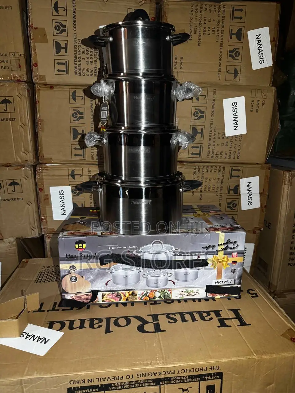 4 PCS HausRoland Pot Set HR121-1