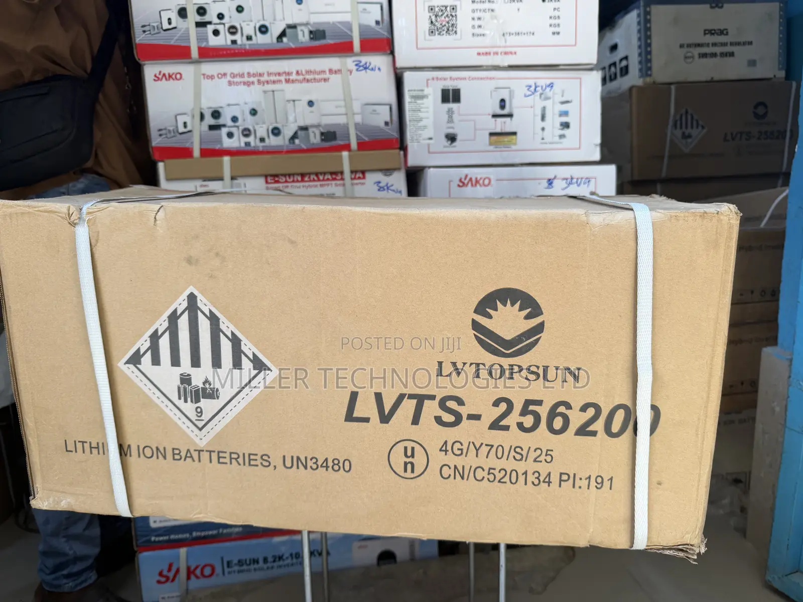 LVTOPSUN Li-Ion Battery 5kWh 24V for Solar Systems