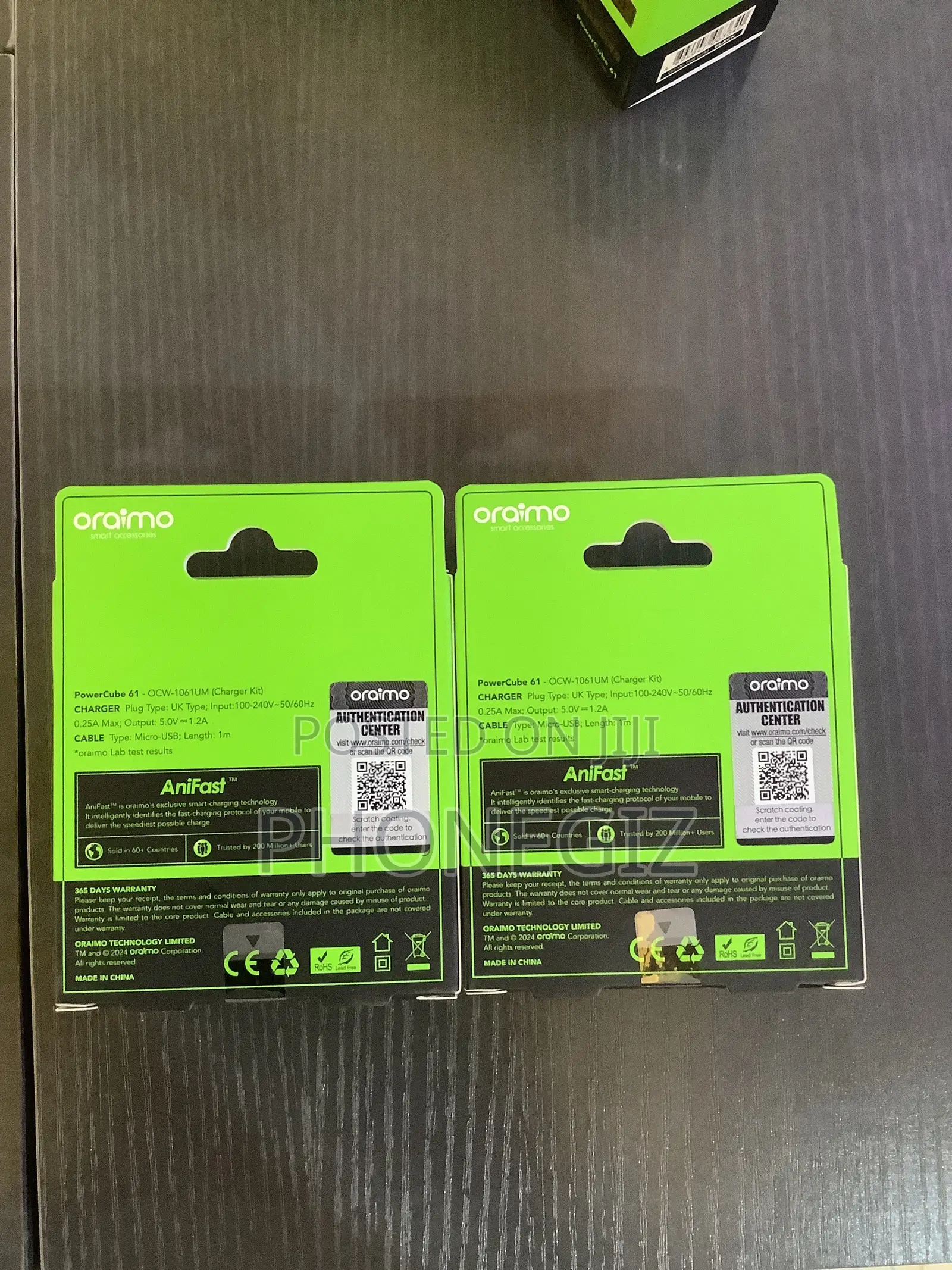 Oraimo Ultra Potable Fast Charger PowerCube 61