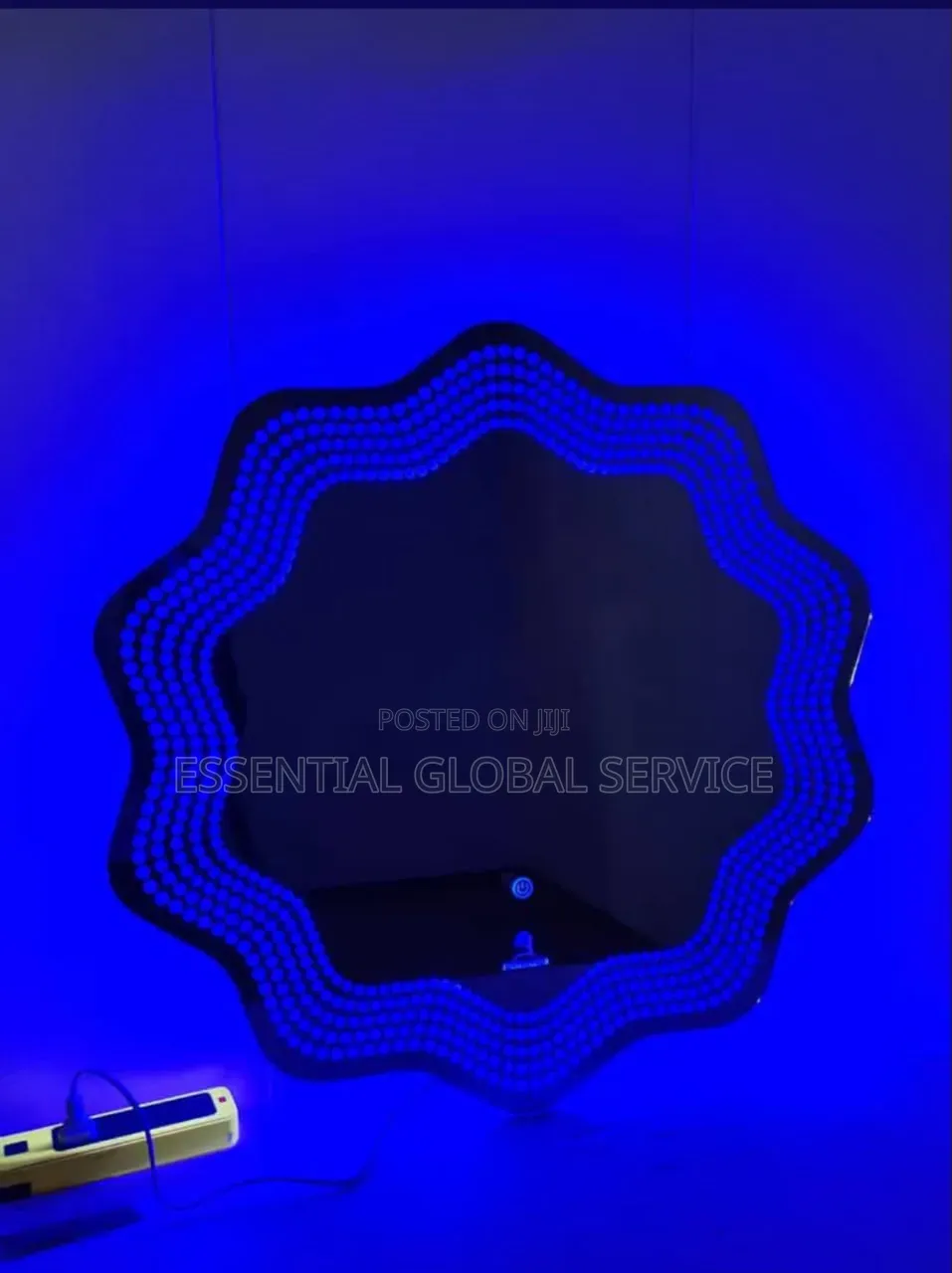 Wave-Edged / Flower-Shaped LED Smart Wall Mirror