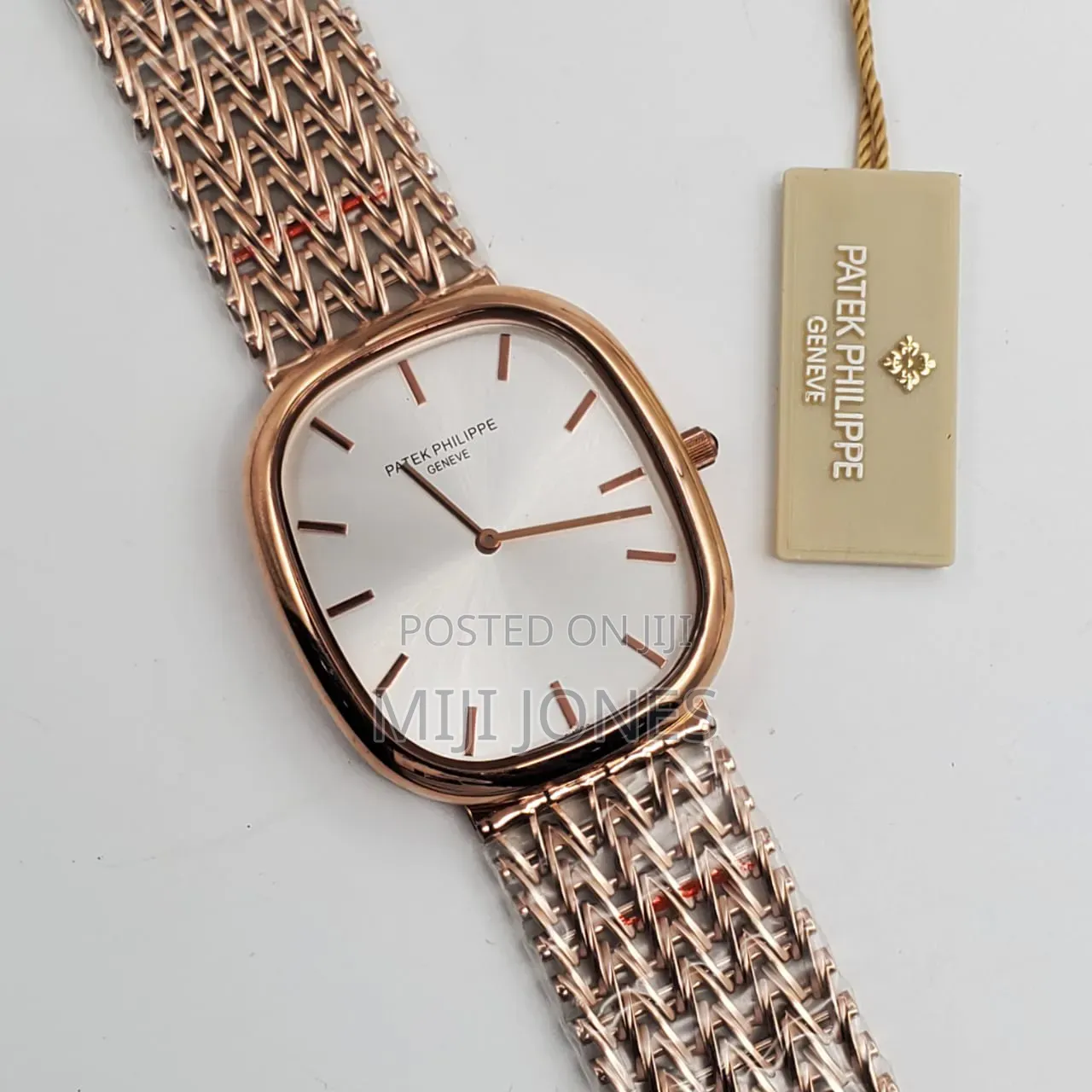 *Patek Philippe Style Unisex Watch - Stainless Steel Chain Strap*