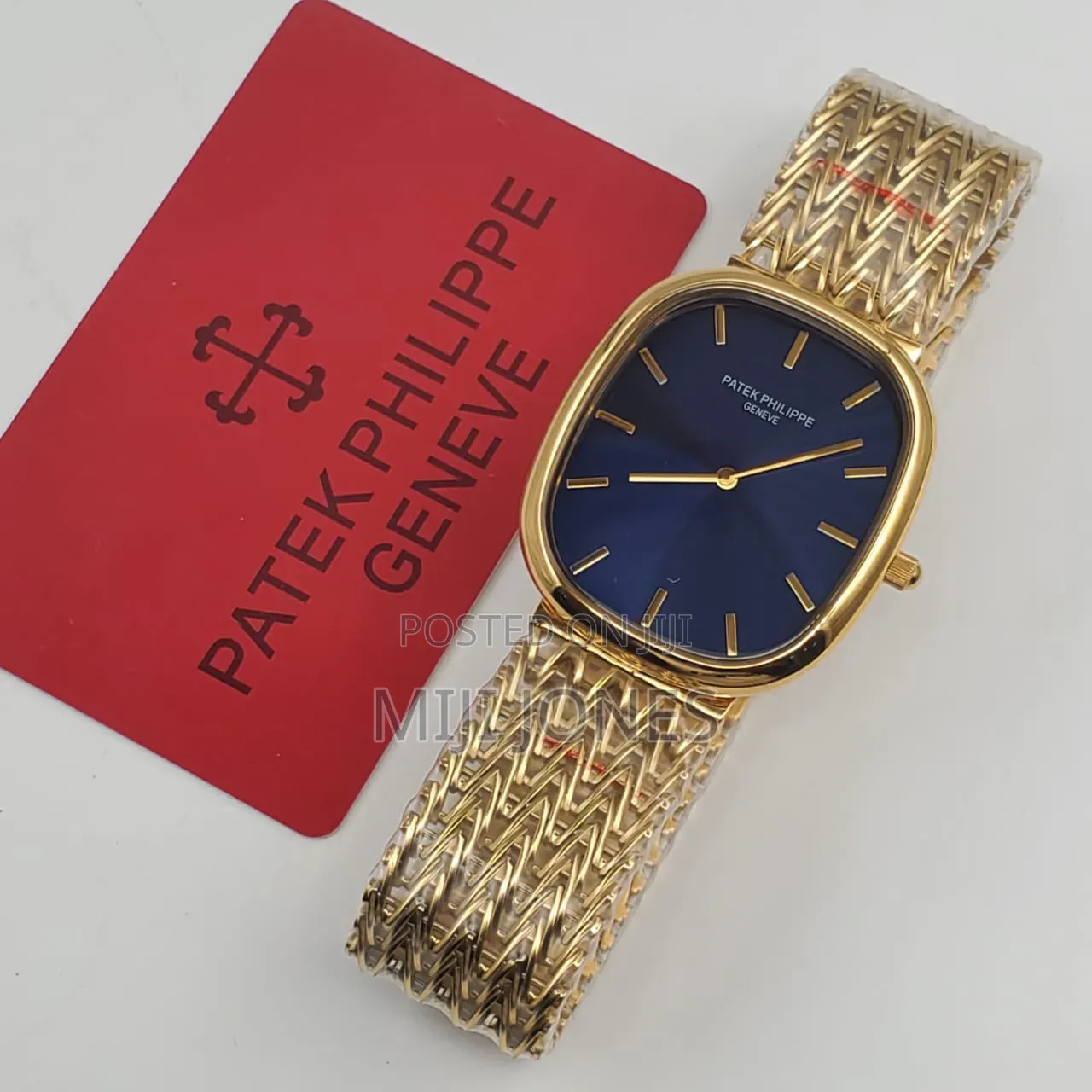 *Patek Philippe Style Unisex Watch - Stainless Steel Chain Strap*
