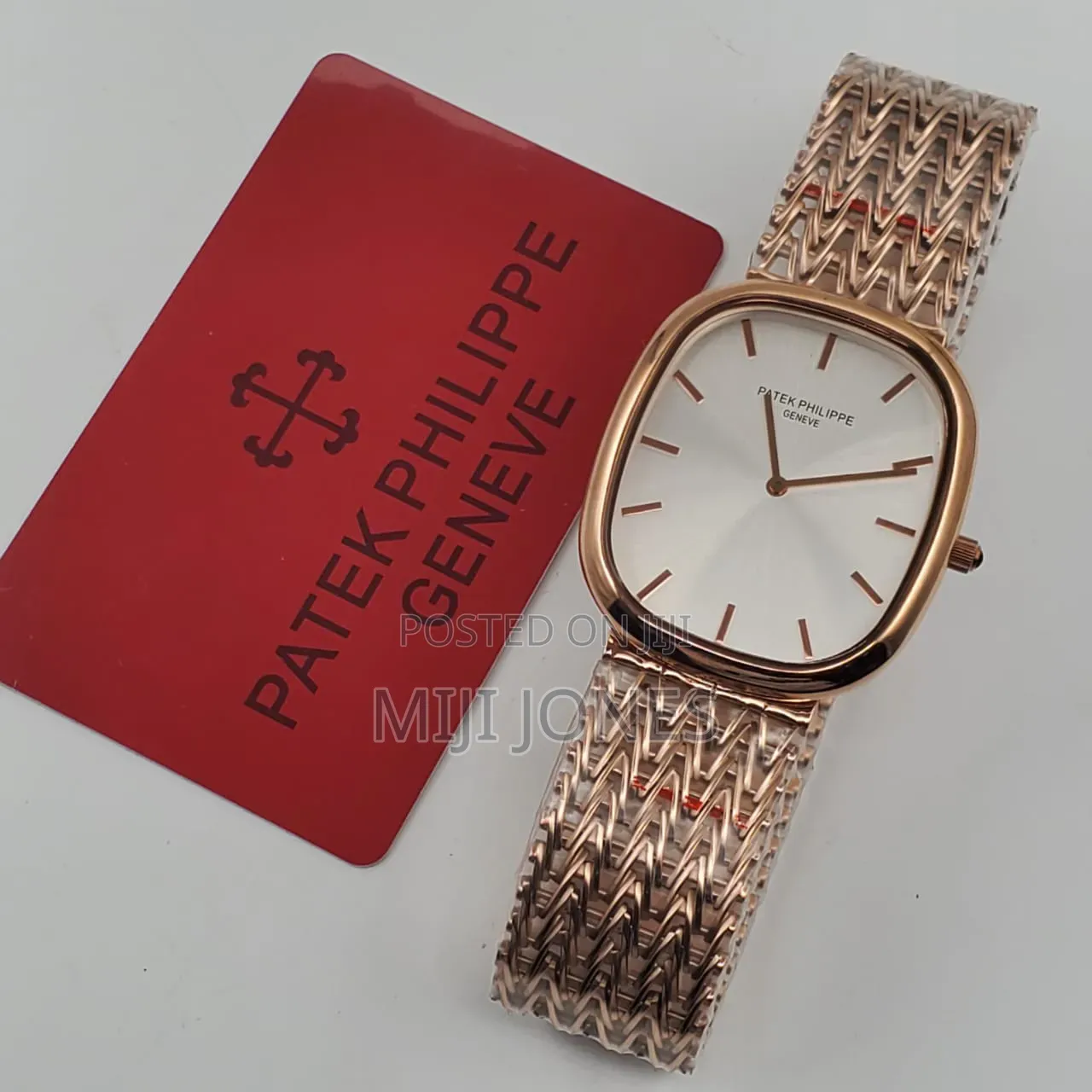 *Patek Philippe Style Unisex Watch - Stainless Steel Chain Strap*