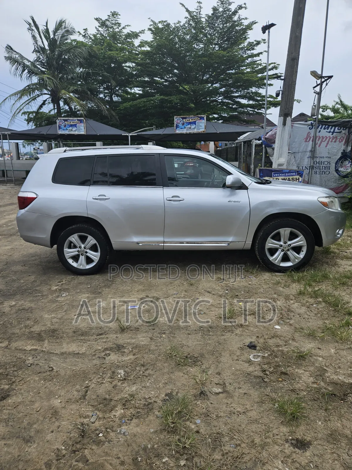 Toyota Highlander Sport 4x4 2009 Silver