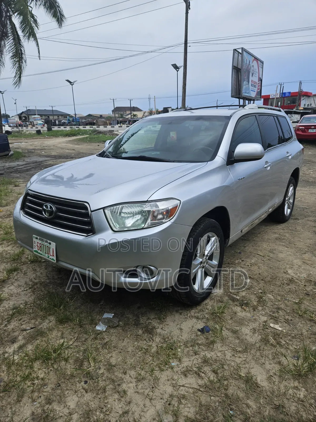 Toyota Highlander Sport 4x4 2009 Silver