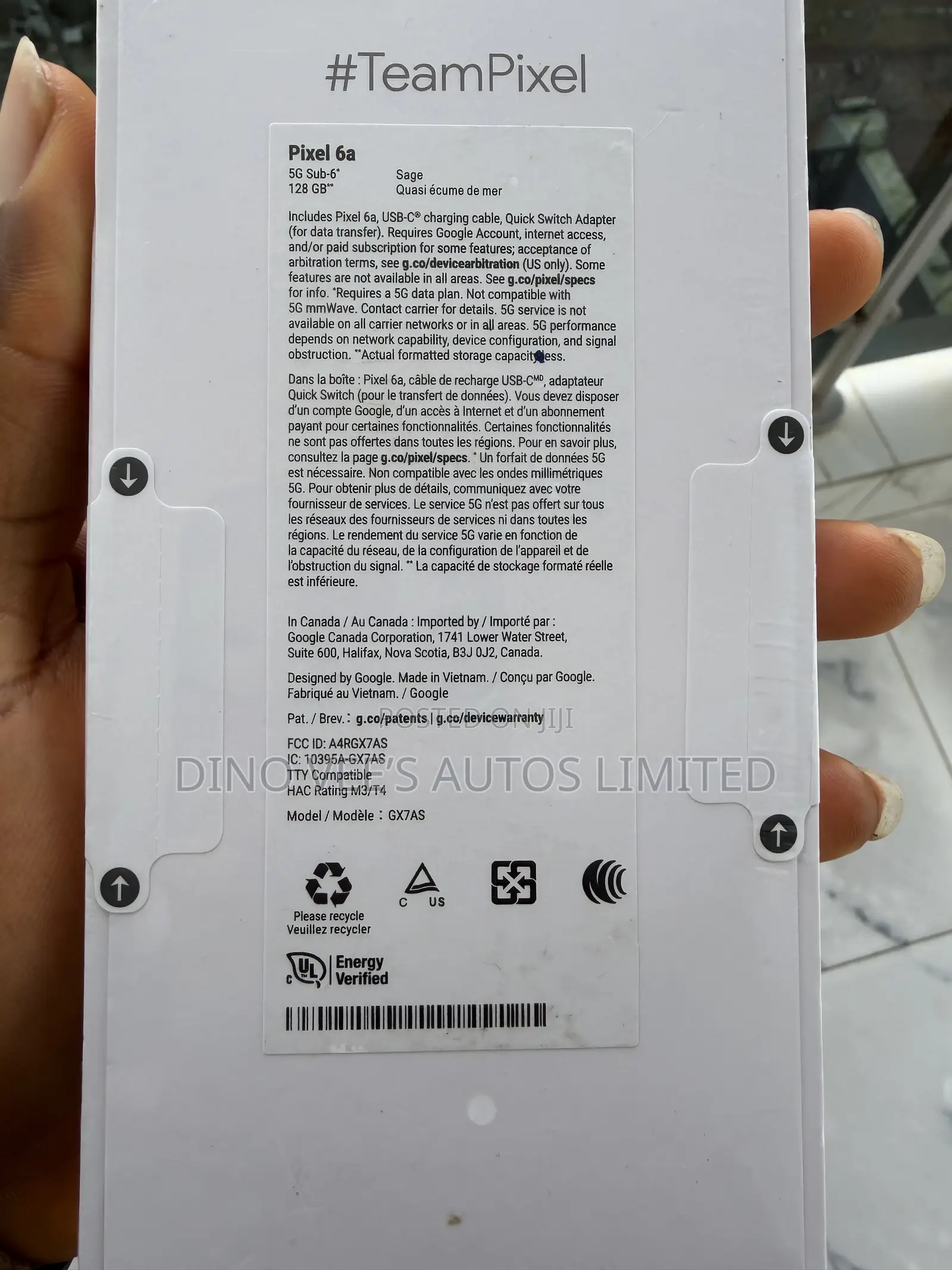 New Google Pixel 6a 128 GB Green