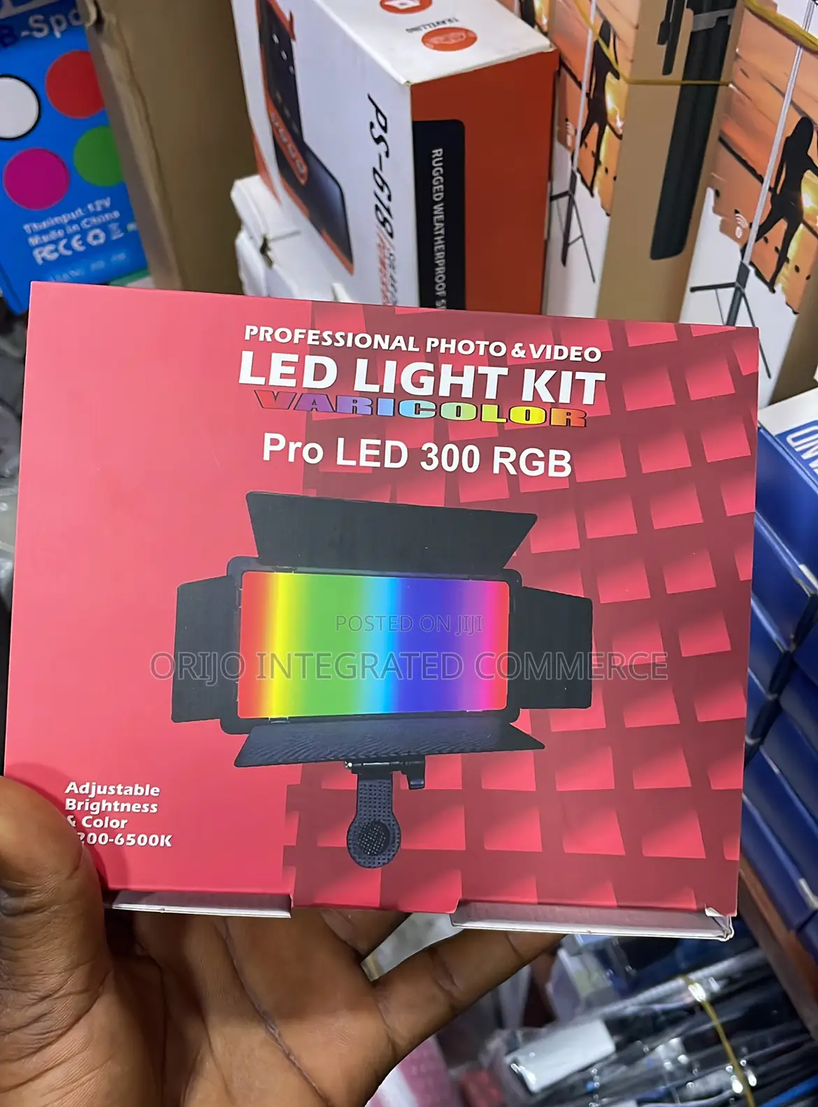 Professional Photo Video Led Light Kit Avbdcolob Pro Led 300 RGB