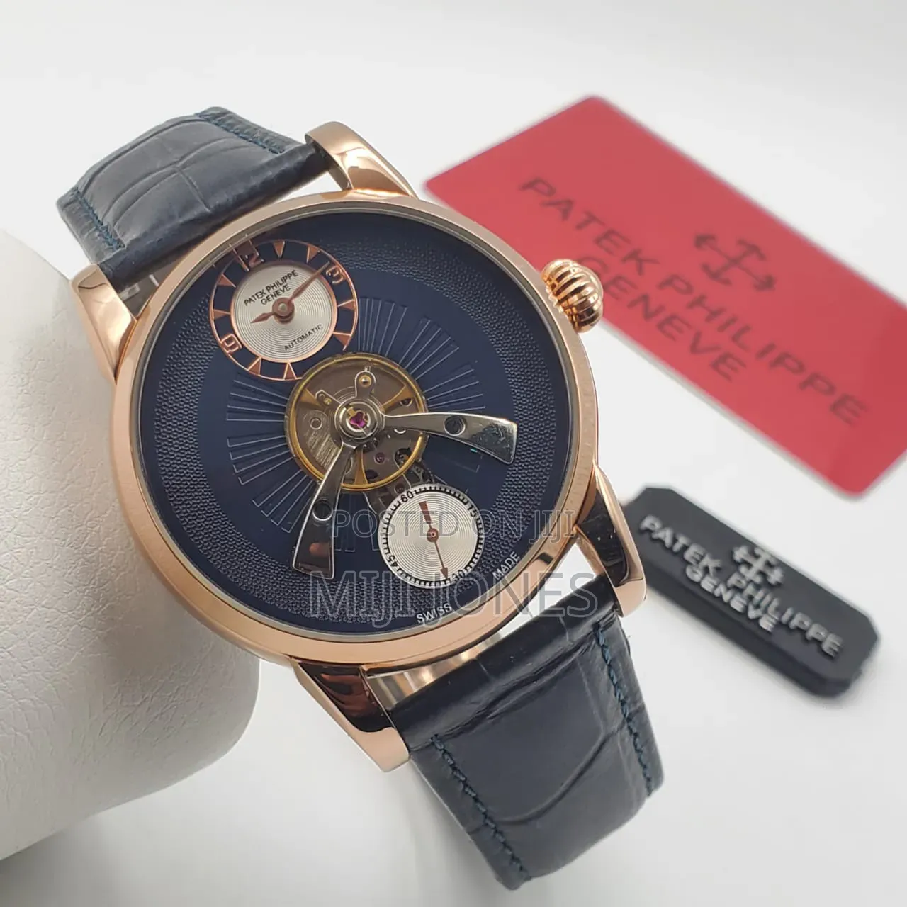 *Patek Philippe Replica Automatic Wristwatch for Men - Leather Belt*