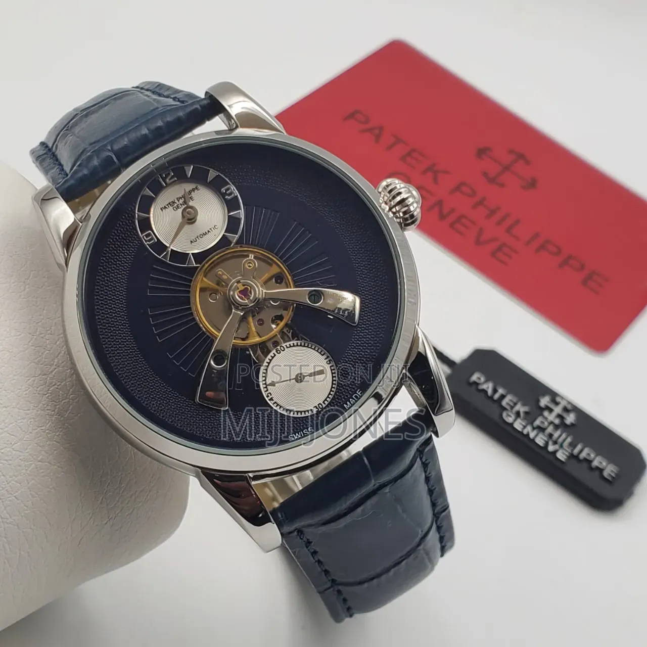 *Patek Philippe Replica Automatic Wristwatch for Men - Leather Belt*