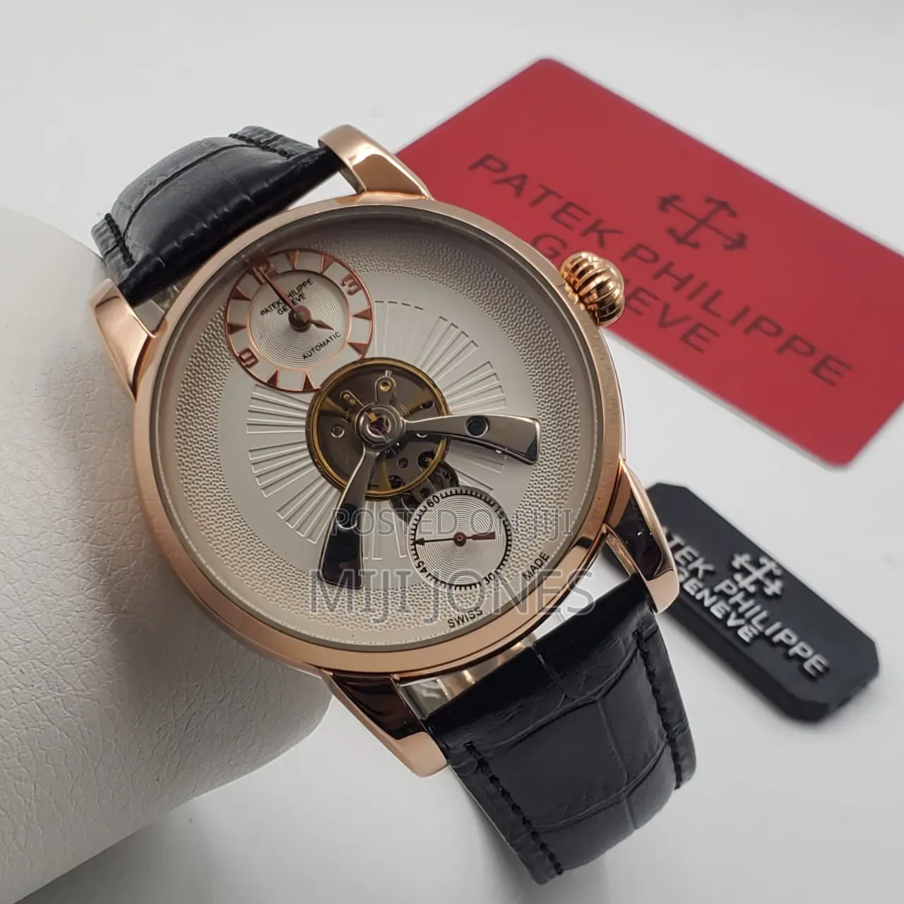 *Patek Philippe Replica Automatic Wristwatch for Men - Leather Belt*