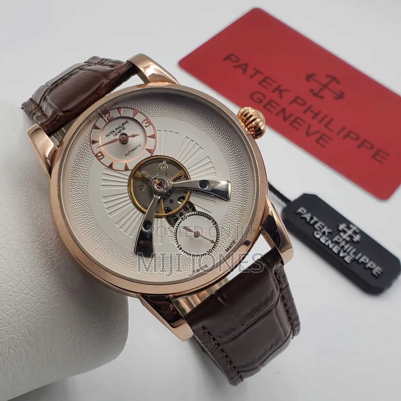 *Patek Philippe Replica Automatic Wristwatch for Men - Leather Belt*