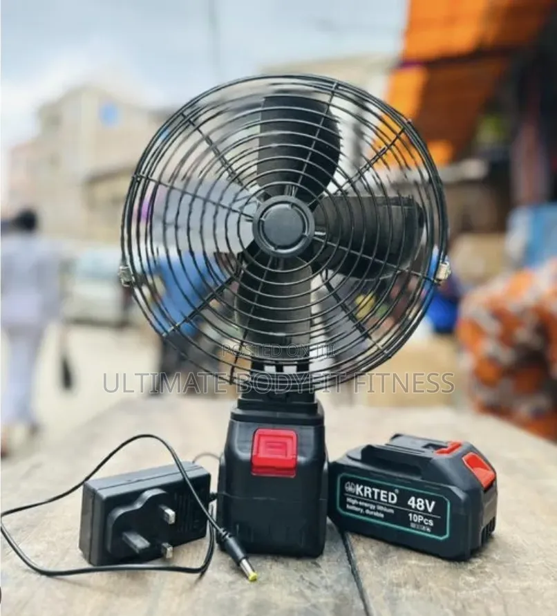 Brand New Lithium Electric Rechargeable Industrial Table Fan