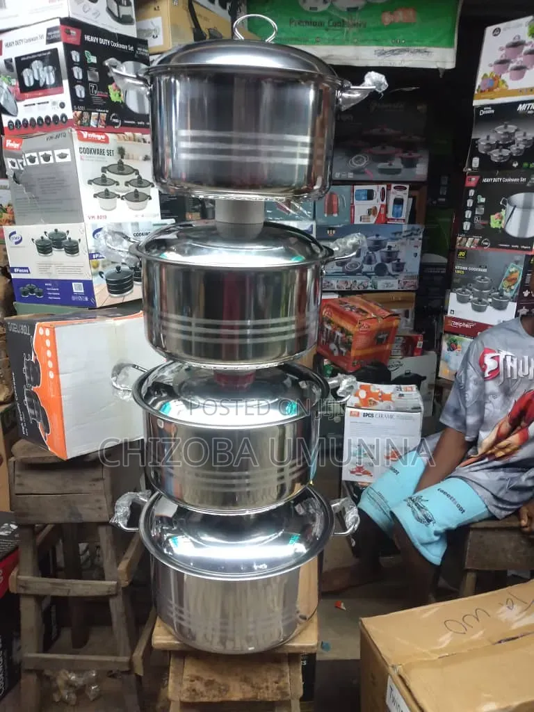30,32,36,38cm Stainless Steel Cookset