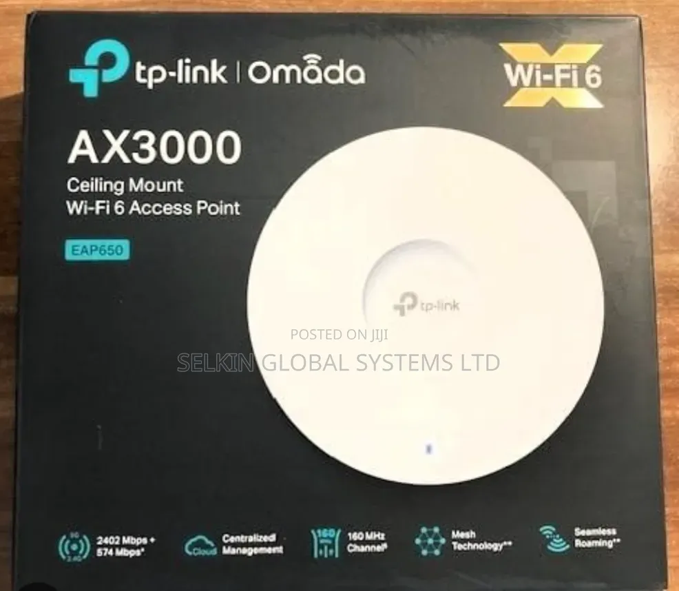 TP-Link Omada Eap653, Ax3000 Ceiling-Mount Wifi 6 Access Point