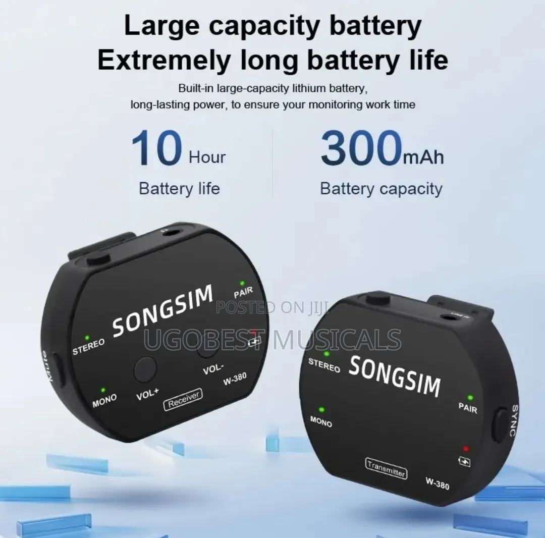 Songsim W-380 Professional Wireless in Ear Monitor