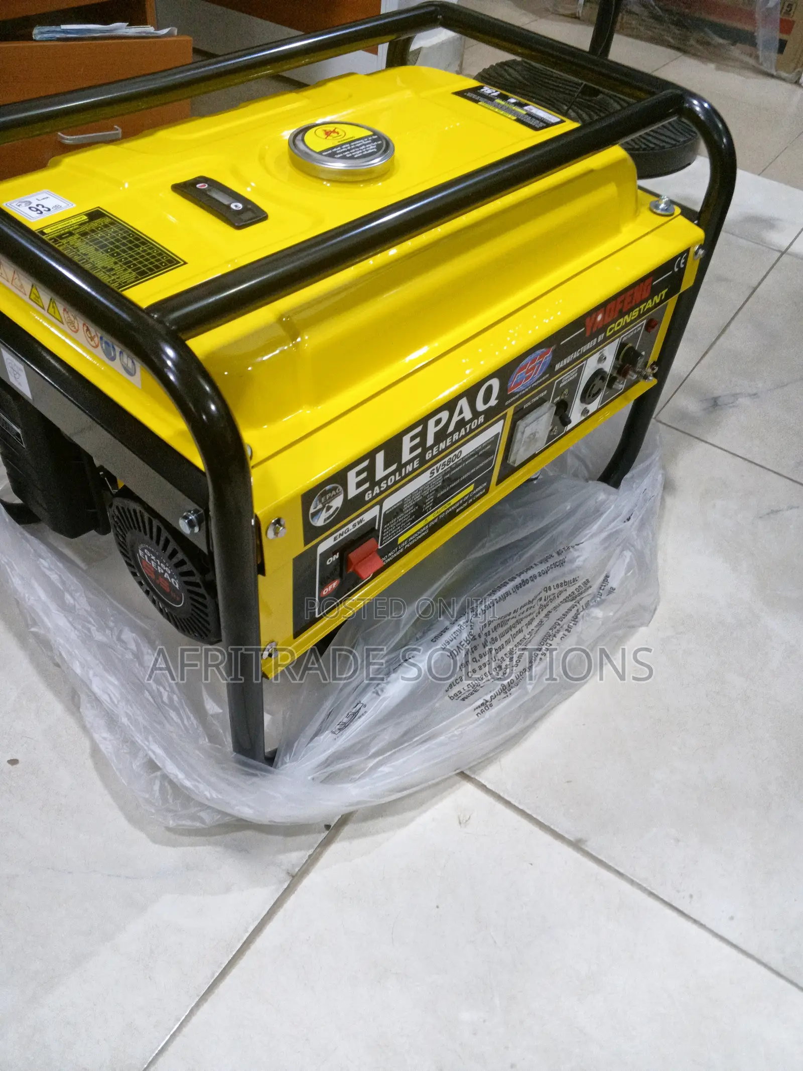 Dependable 3.5kVA Petrol Generator by Elepaq