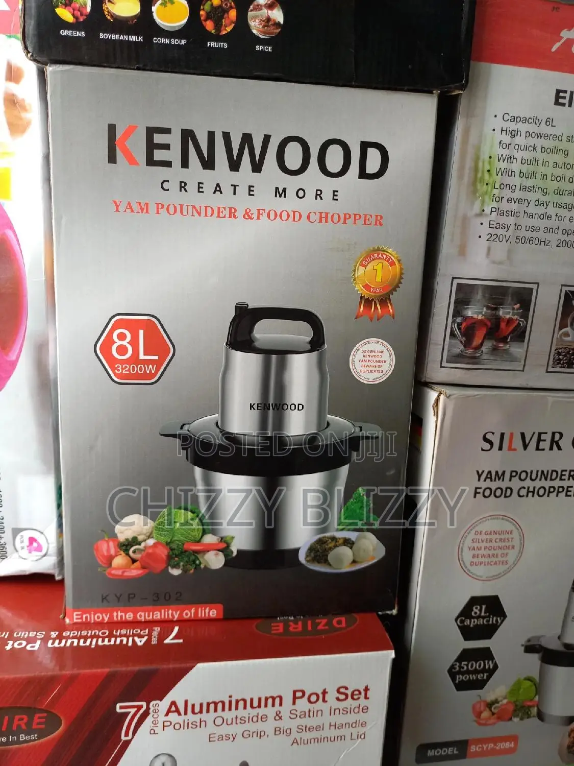 Kenwood Yam Pounder and Multifunctional Food Machine 8L