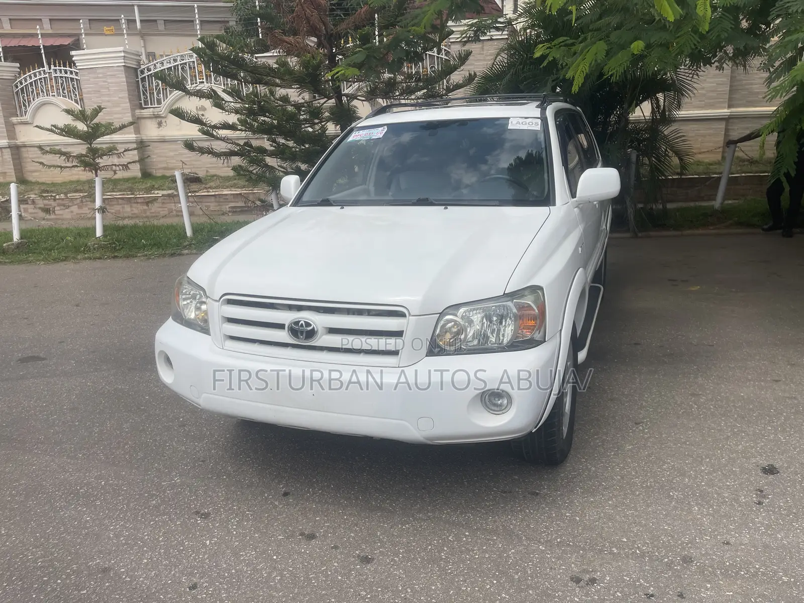 Toyota Highlander Limited V6 2006 White