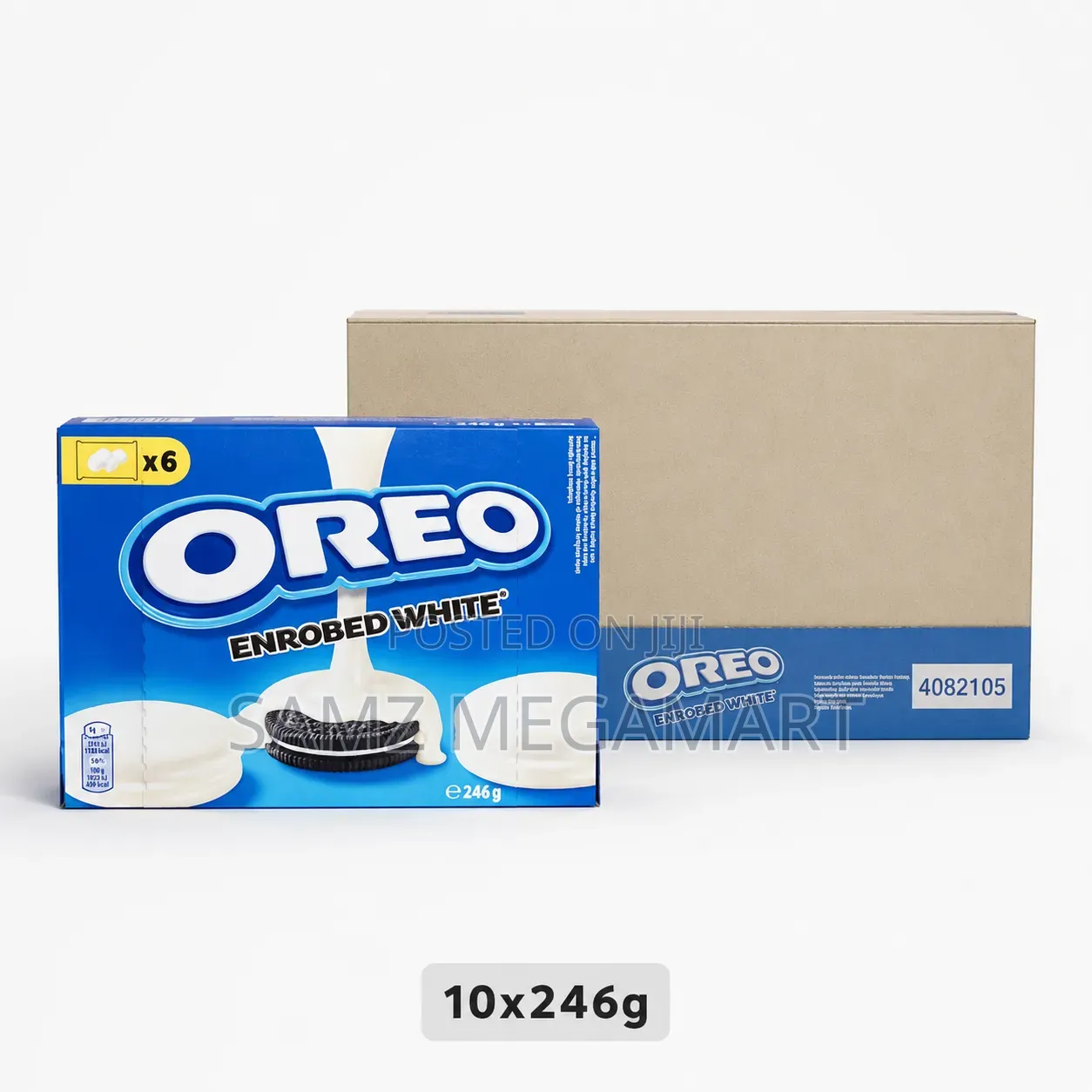 Oreo Enrobed White Chocolate Cookies 10x246g