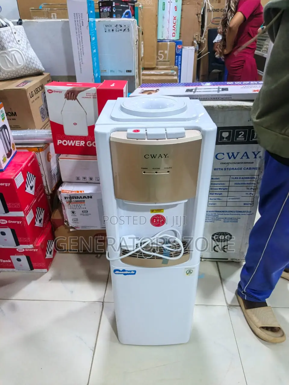 CWAY 3c-Cwm26hc Water Dispenser With Storage Space