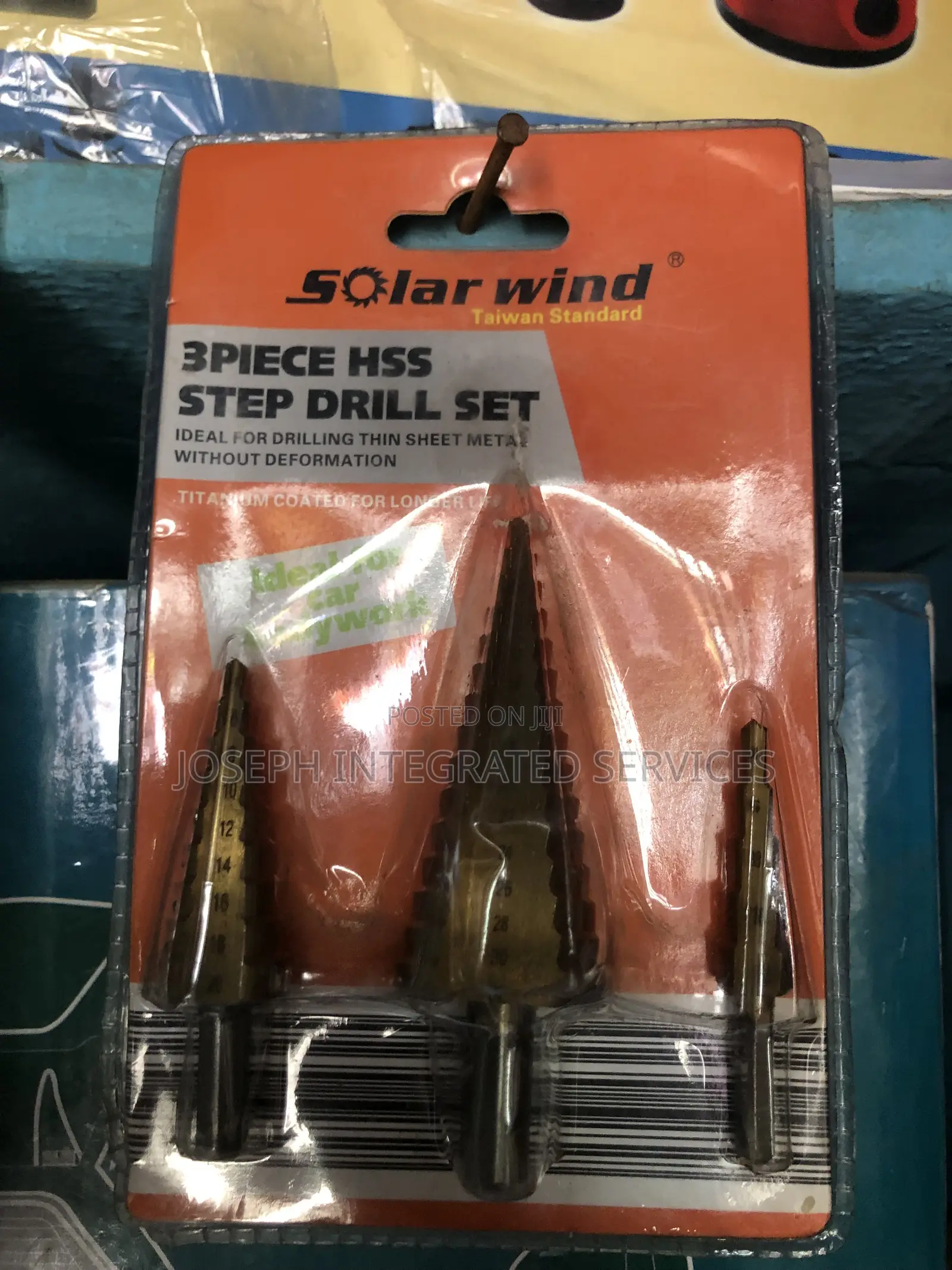 Solar Wind 3-Piece HSS Step Drill Set