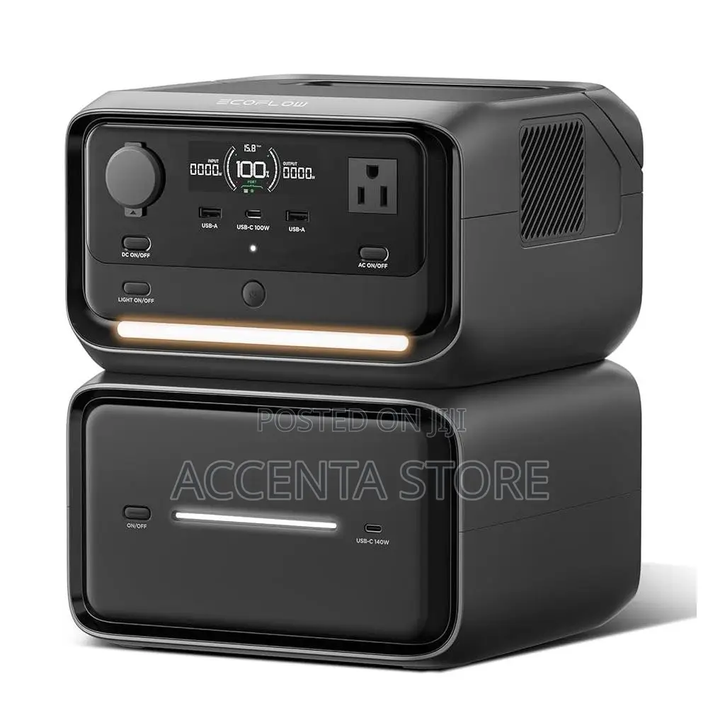 Eco Flow River 3 Max Plus 600W, 858Wh | Solar Generator